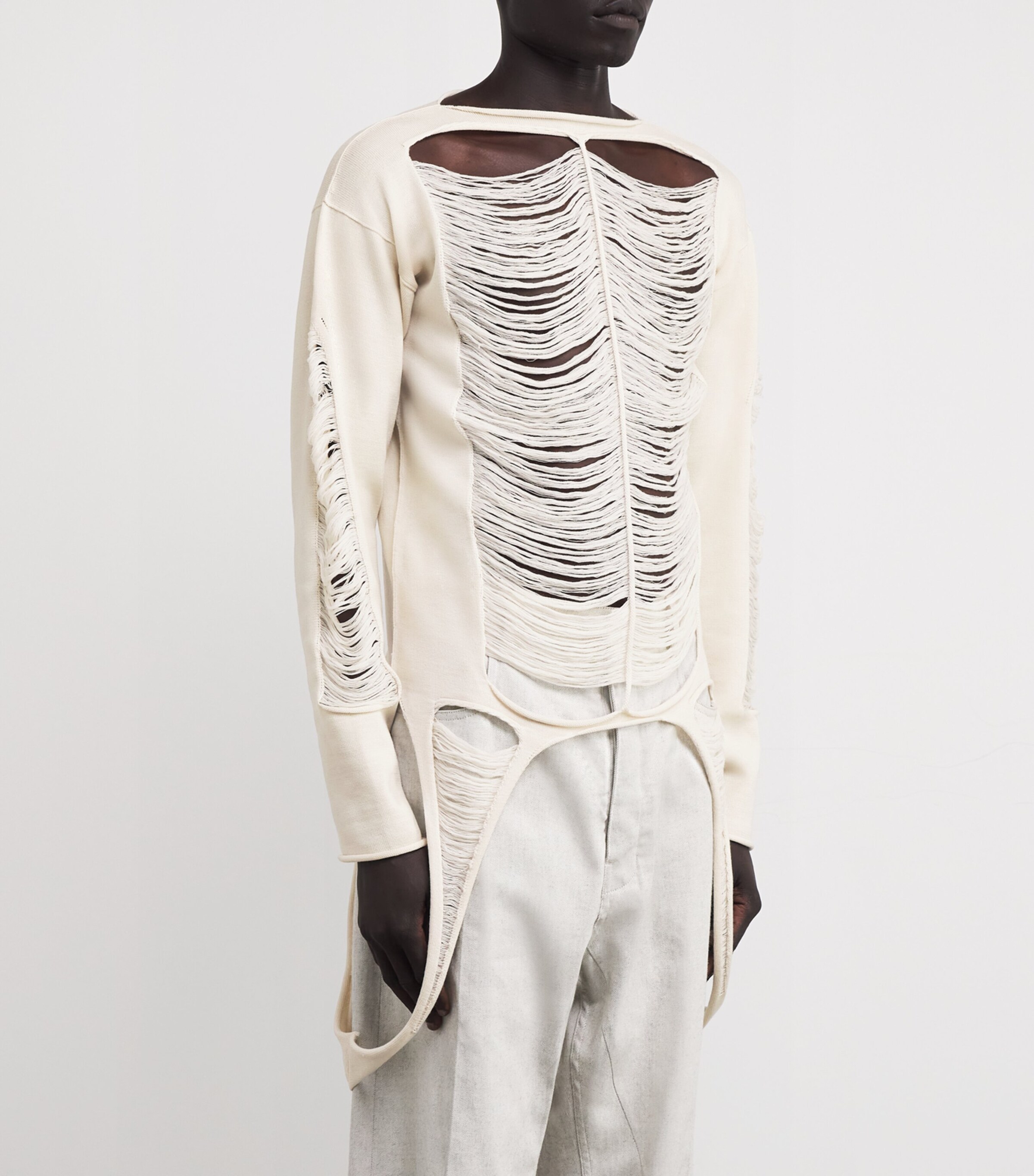 Wool Distressed Sweater 41/DINGE Image 3