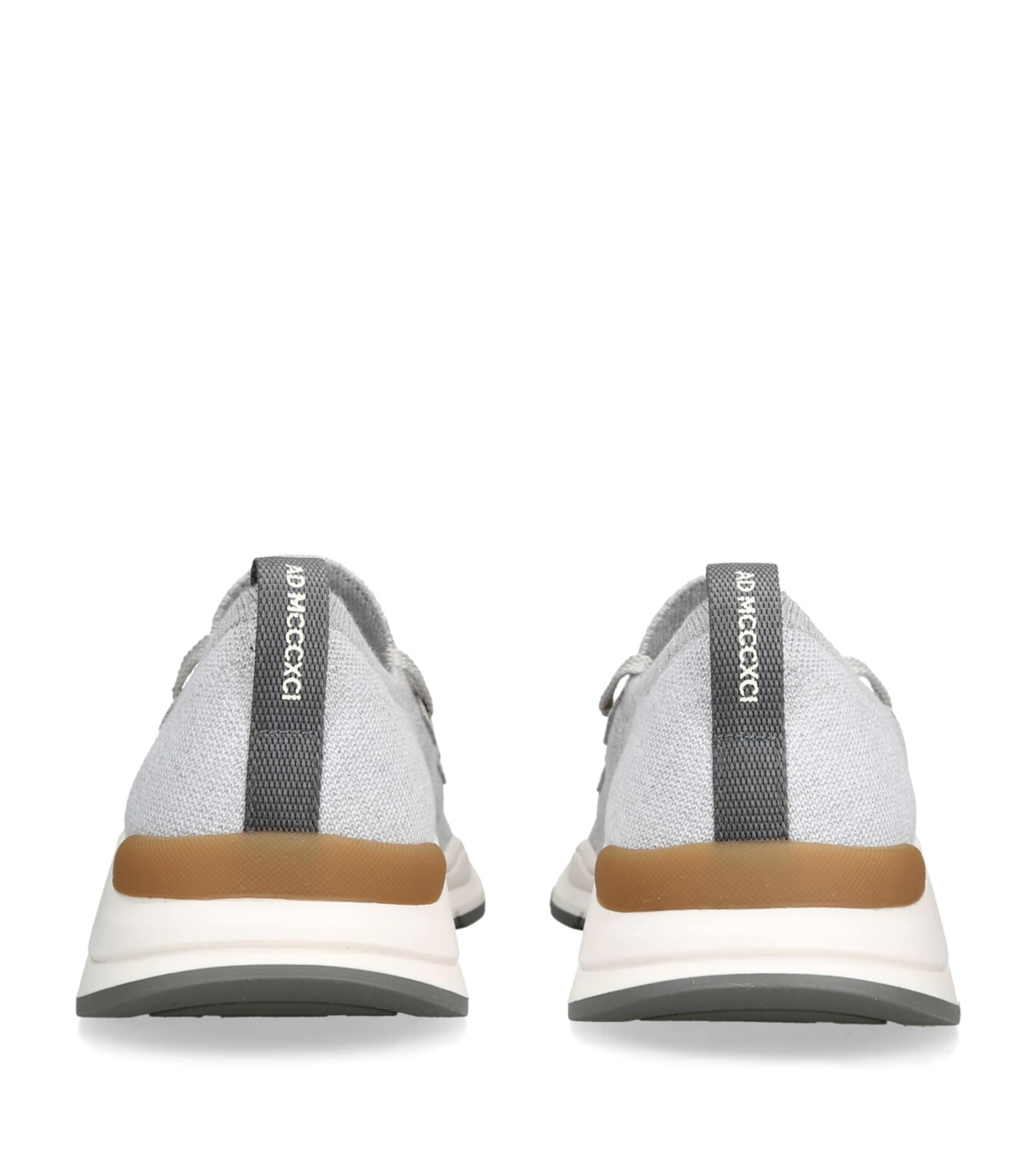 Brunello Cucinelli Kids Knitted Sneakers Grey Image 2