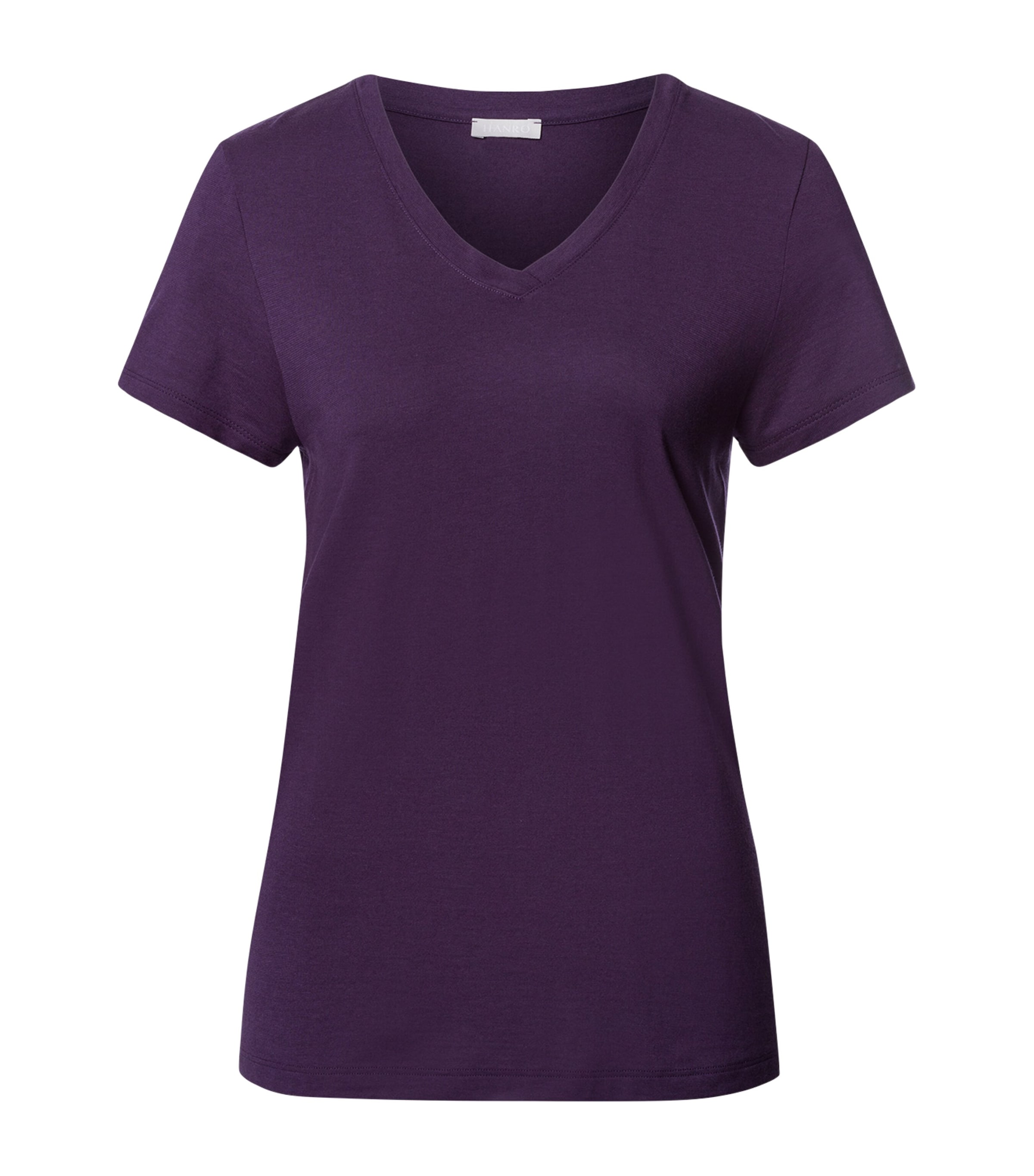 Hanro Cotton-blend T-shirt In Purple
