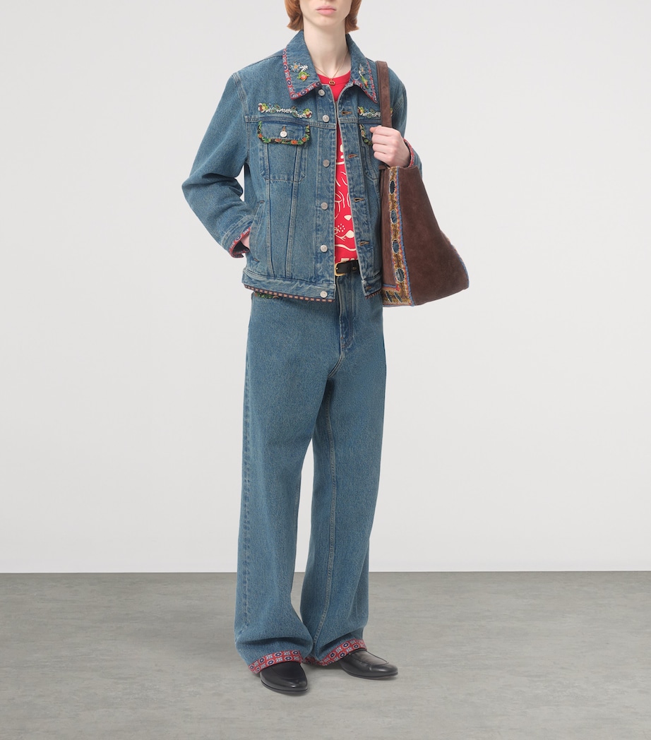 Embellished Denim Jacket 558 Image 7