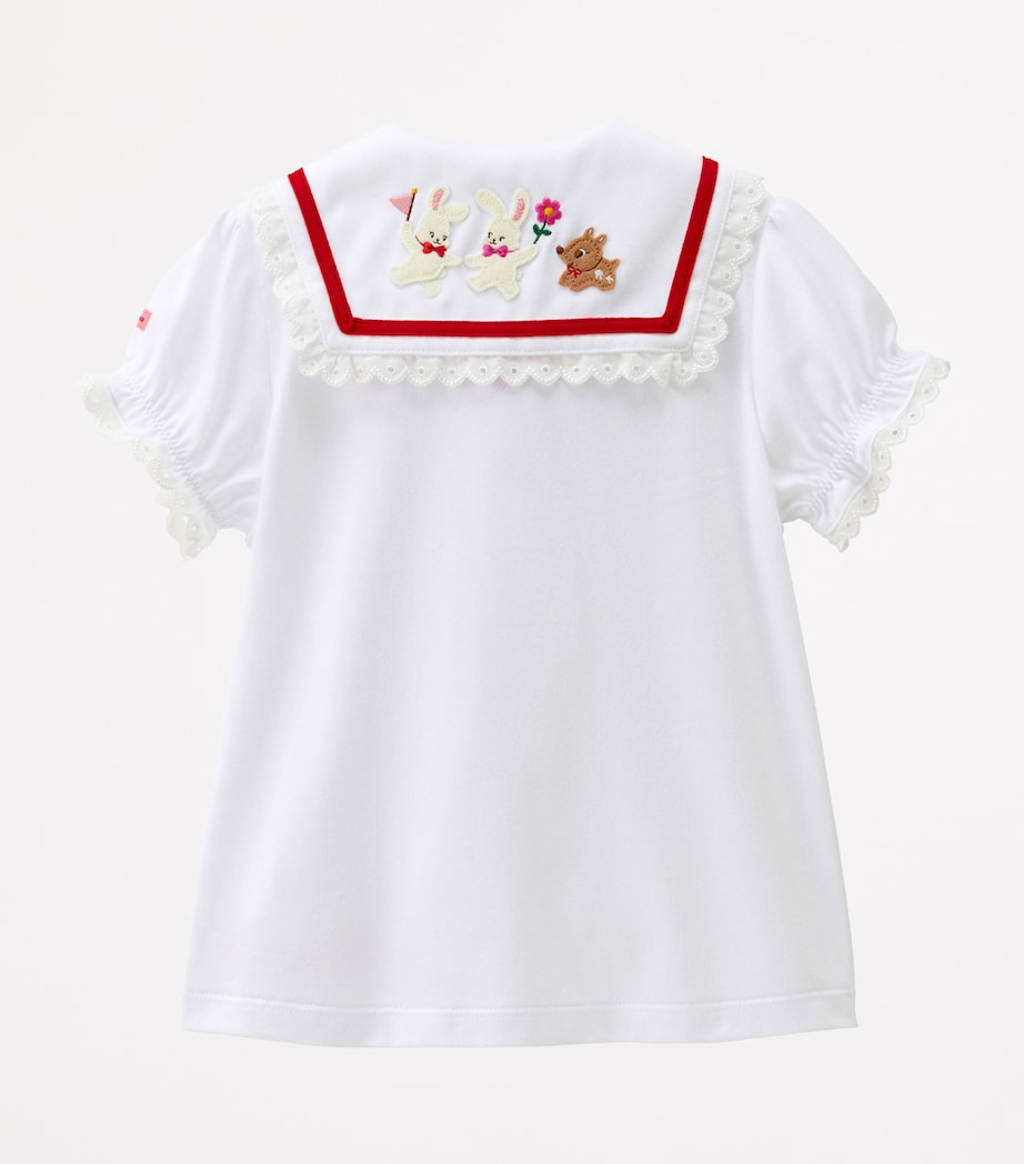 Cotton Embroidered Blouse (2-7 Years) 1 Image 2