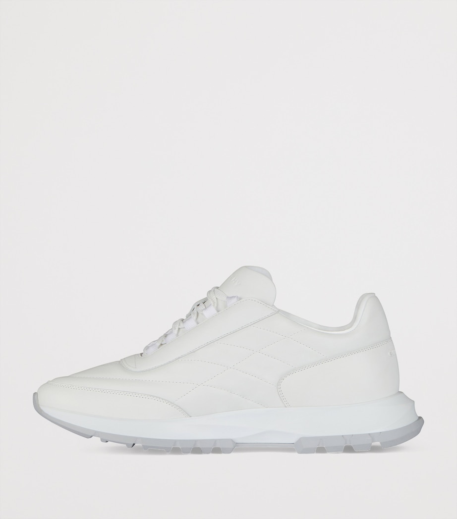 Leather Low-Top Sneakers WHITE Image 3