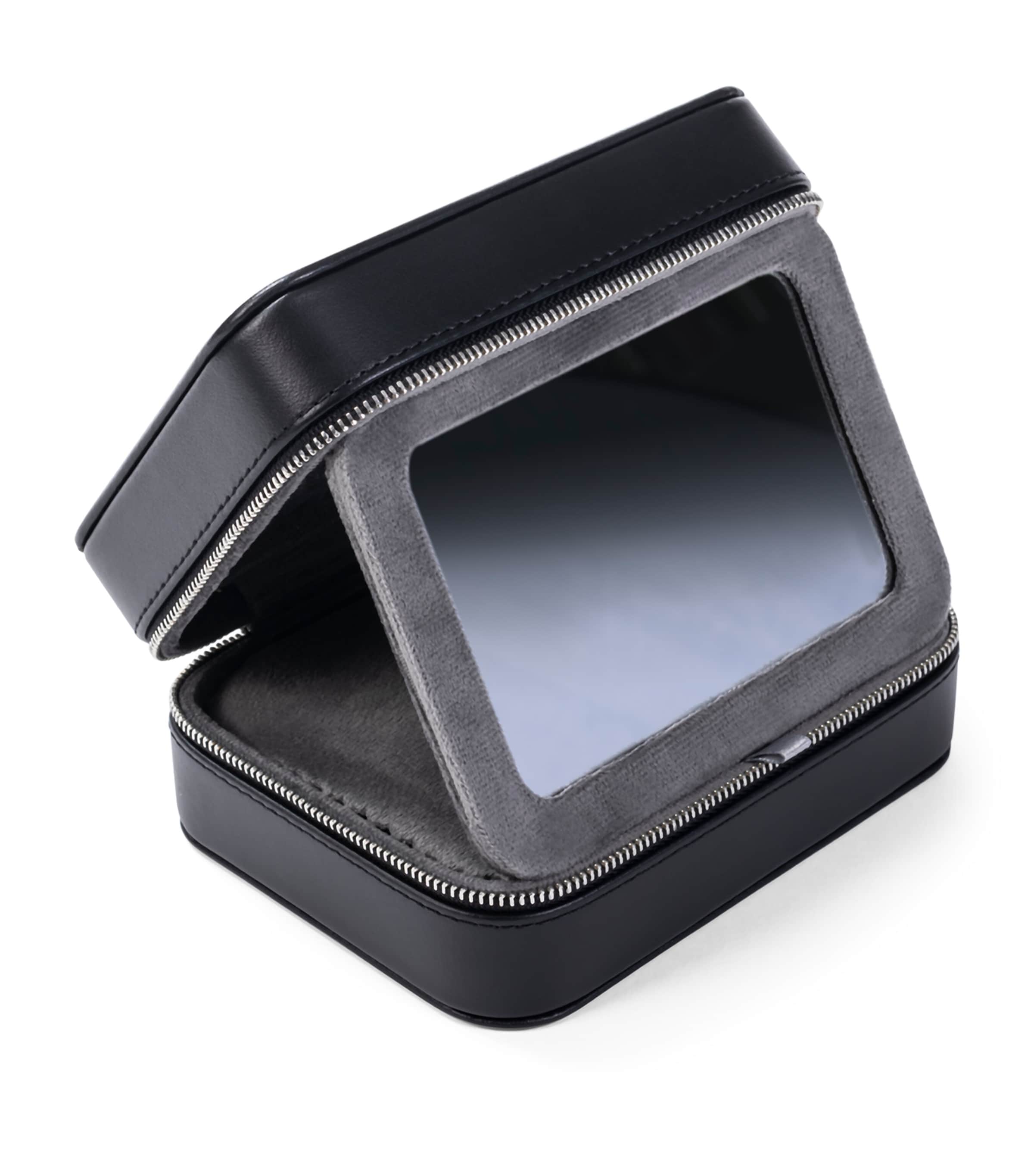 Buben & Zorweg Leather Roma Jewellery Case Black Image 4