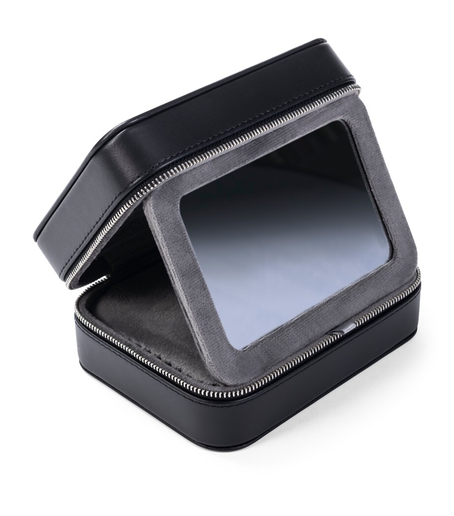 Buben & Zorweg Leather Roma Jewellery Case Black Image 4