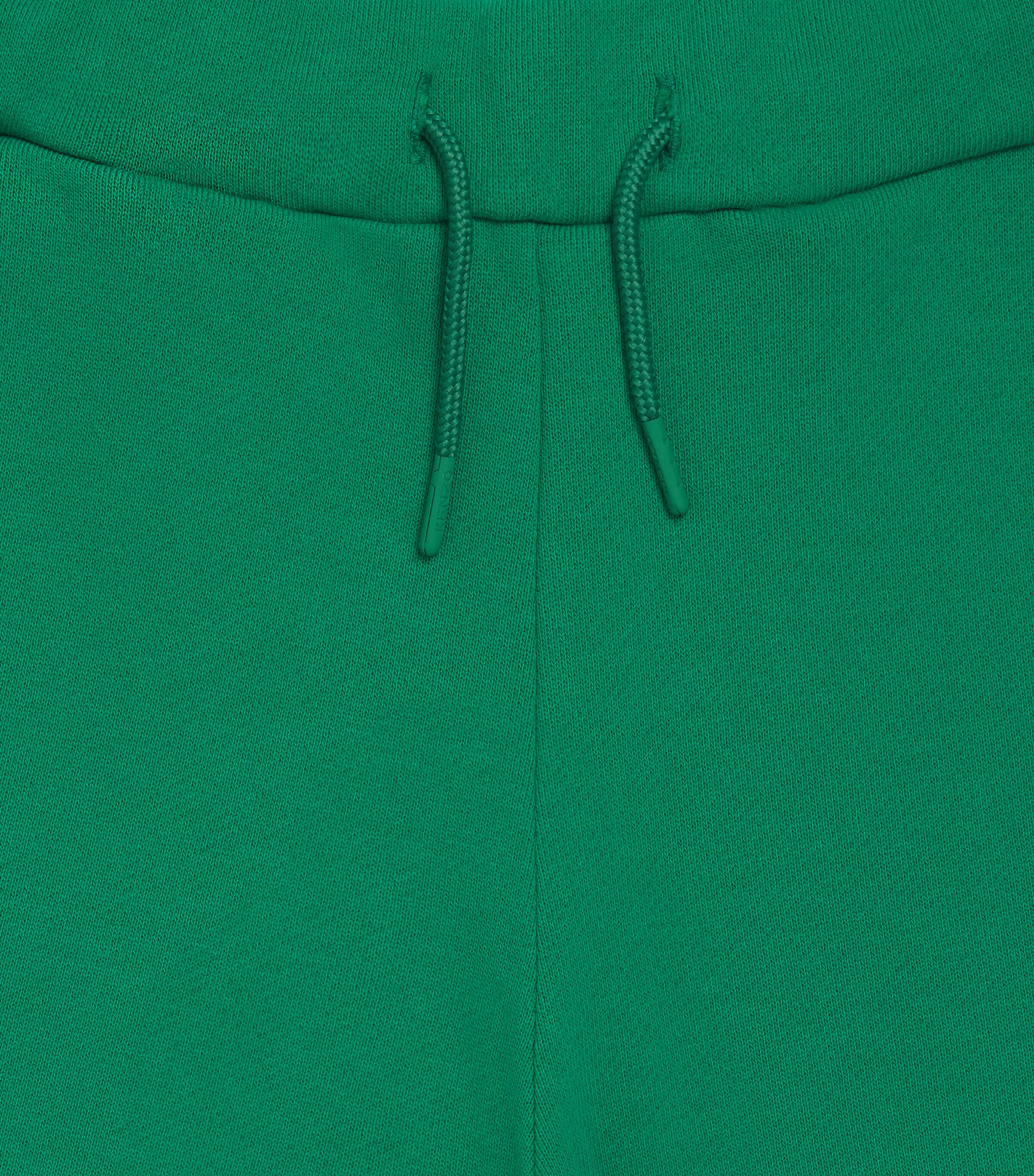 Kenzo Kids Cotton Drawstring Shorts (2-14 Years) Dark Green Image 4