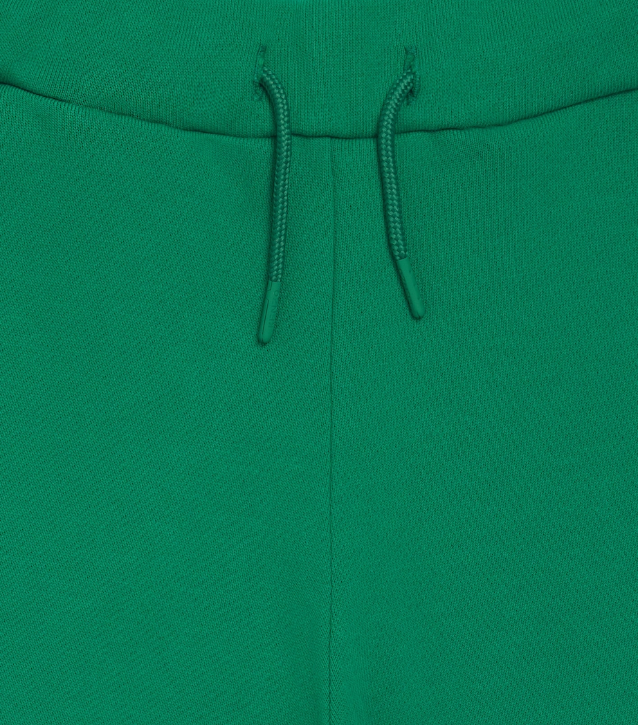 Kenzo Kids Cotton Drawstring Shorts (2-14 Years) Dark Green Image 4