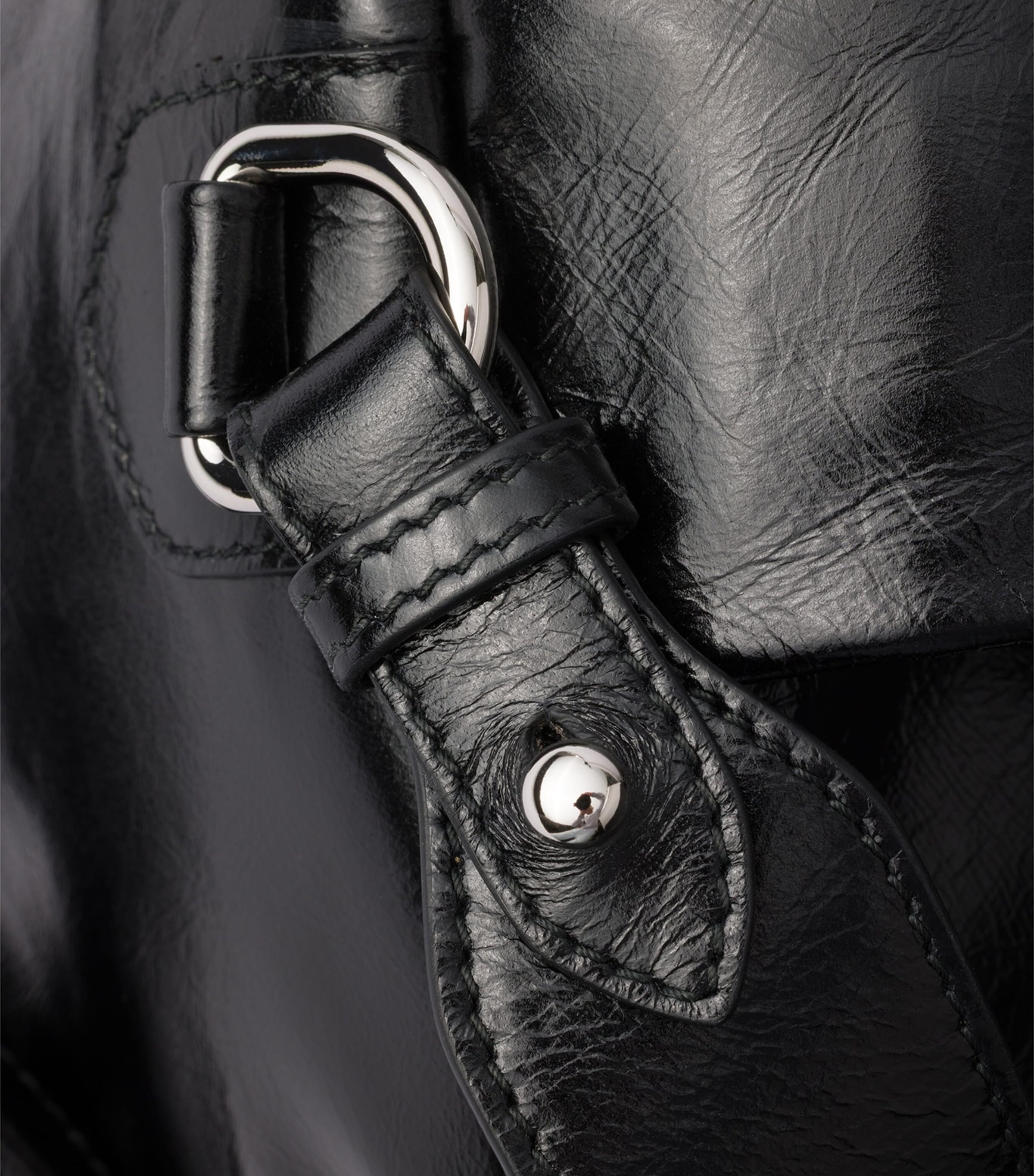 Leather Cross-Body Bag F0002 Image 5