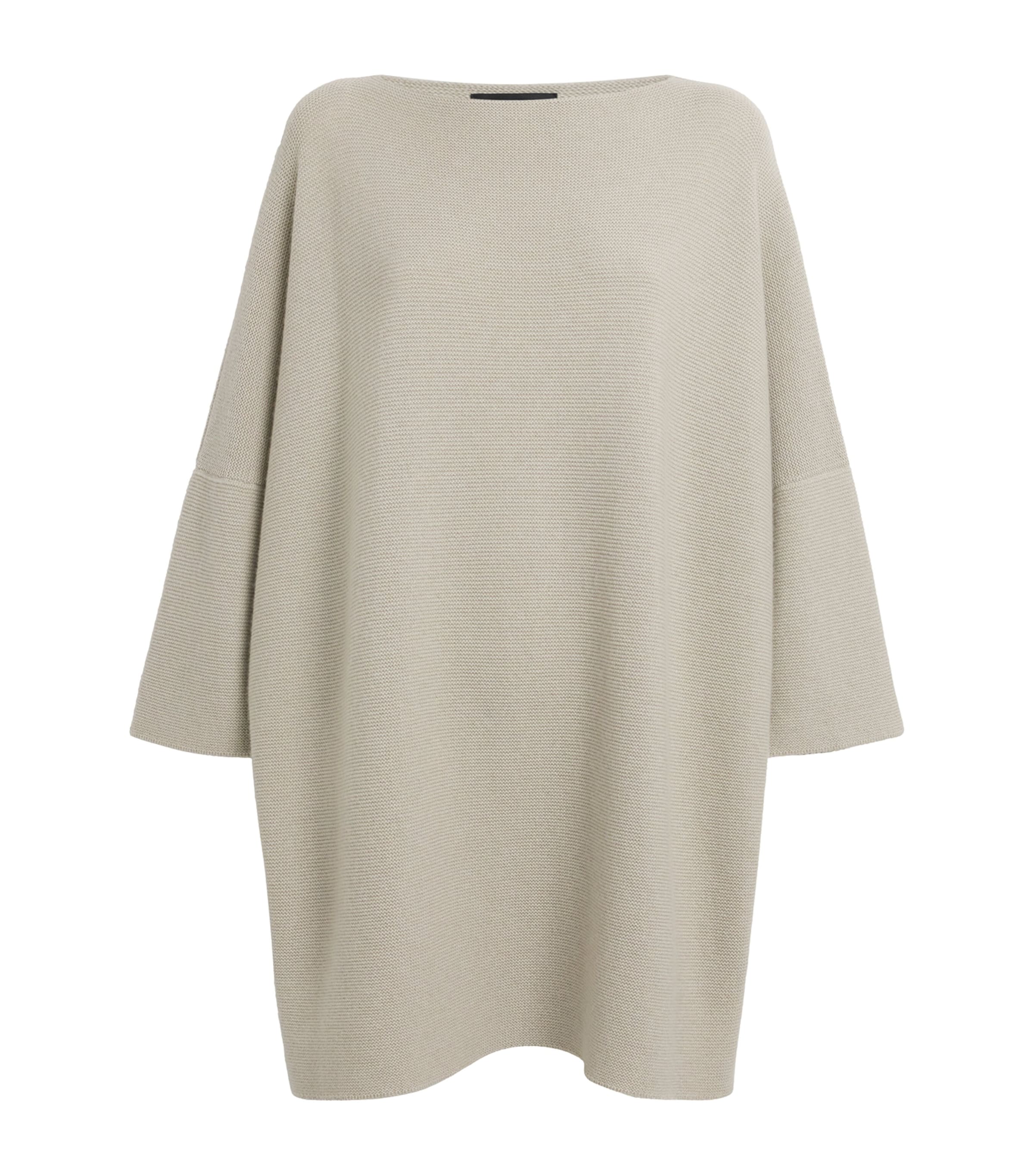 Eskandar Cashmere Slash-sleeve Sweater In Brown