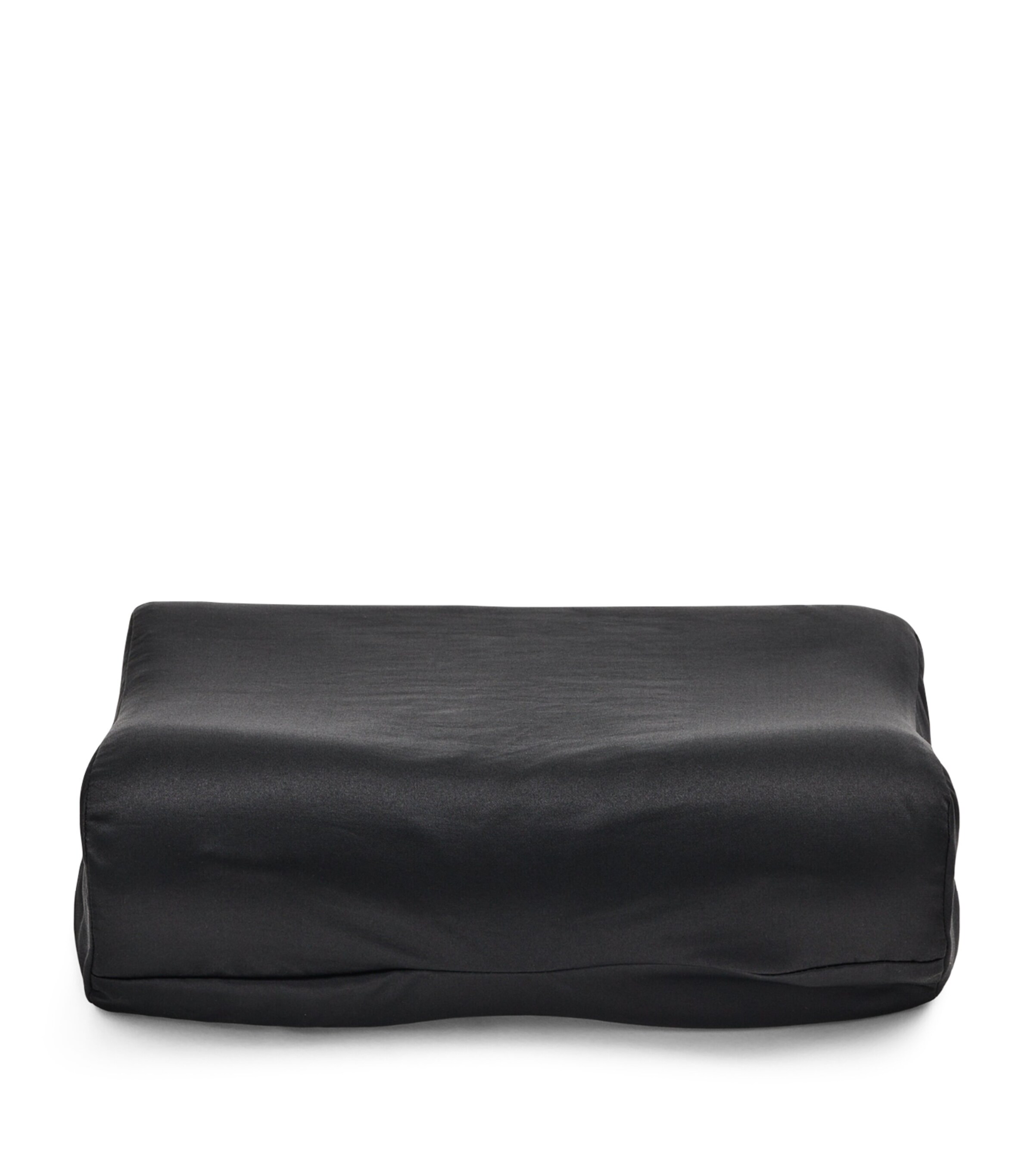 HYOUMANKIND Silk Go Pillowcase (32cm x 34cm) Black Image 2