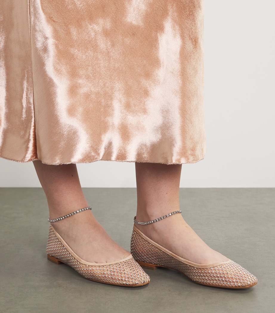 Embellished Janine Ballet Flats NUDE Image 2