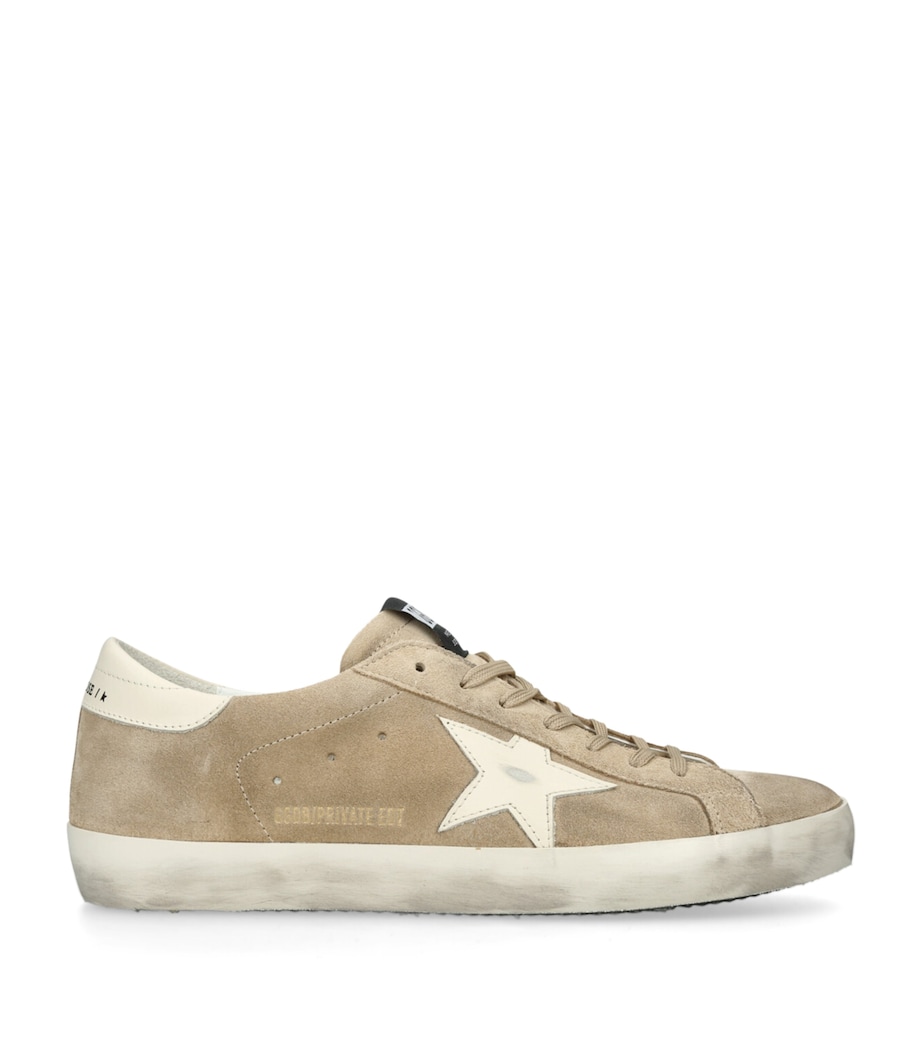 Golden Goose Suede Super-Star Sneakers Beige Image 1
