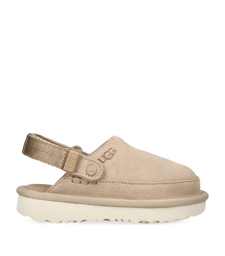 Suede Goldenglow Clogs TAN Image 1