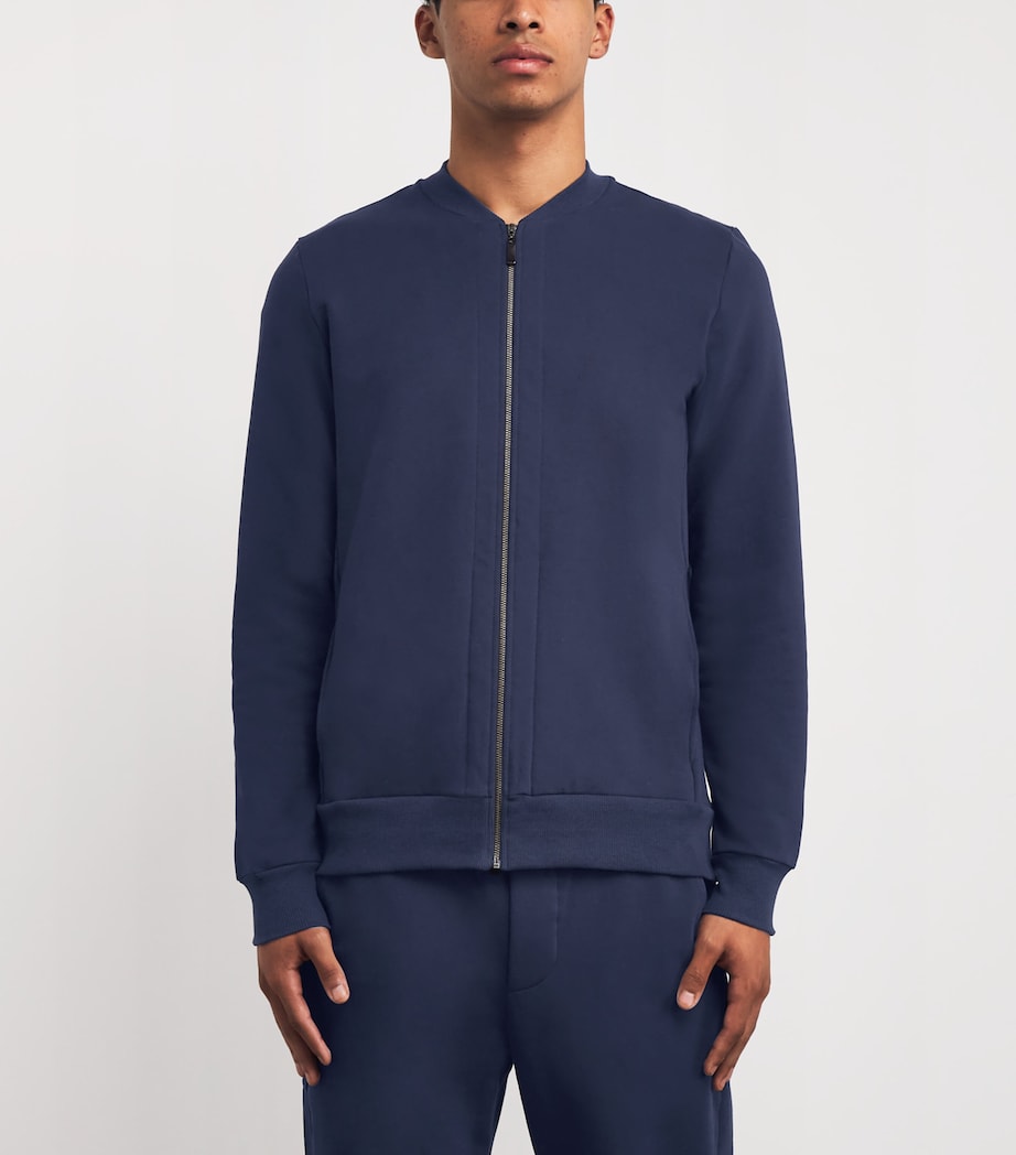 Cotton-Blend Natural Living Jacket 1610 DEEP NAVY Image 3