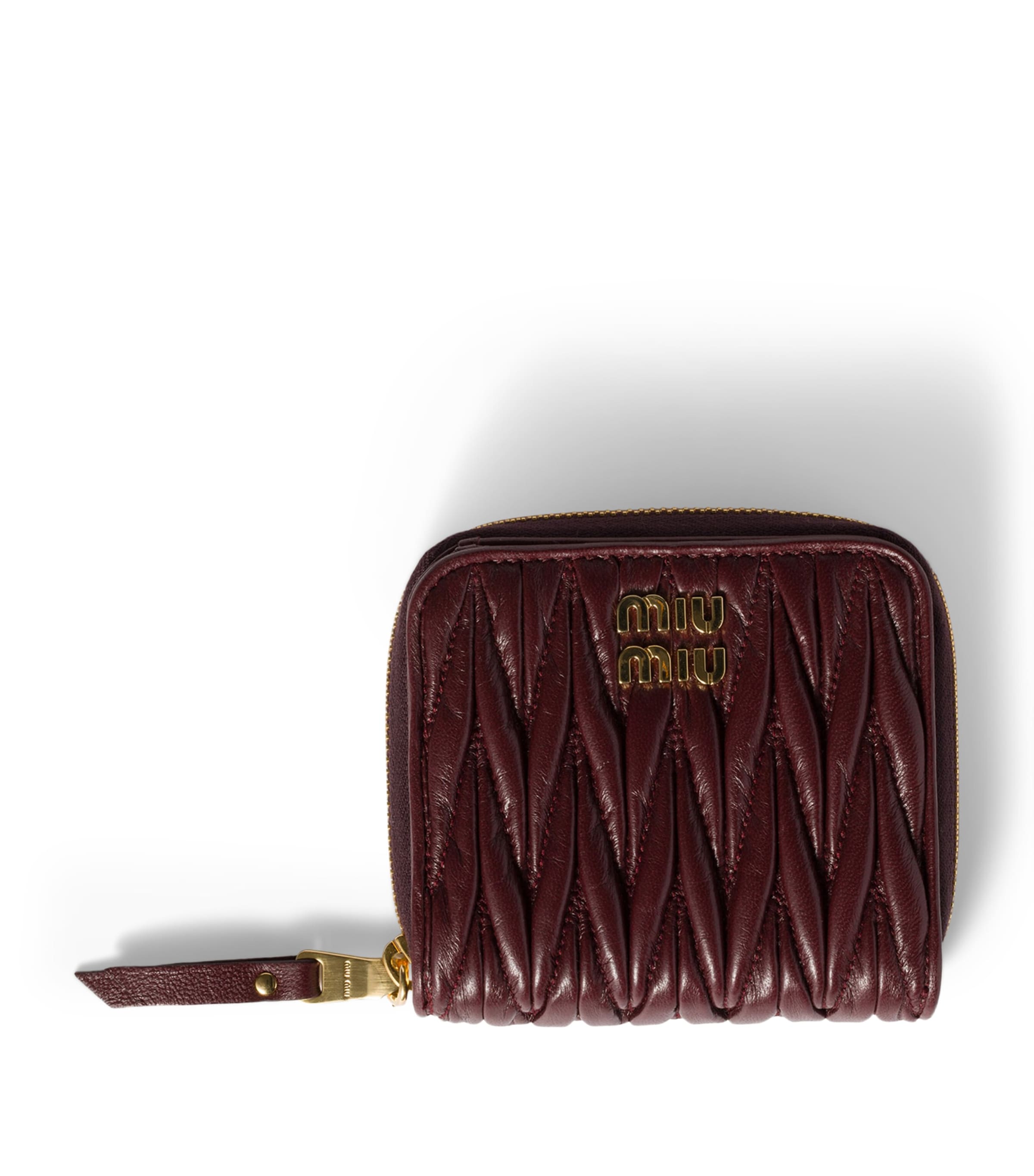 Small Matelassé Leather Zipped Wallet F0007 Image 1