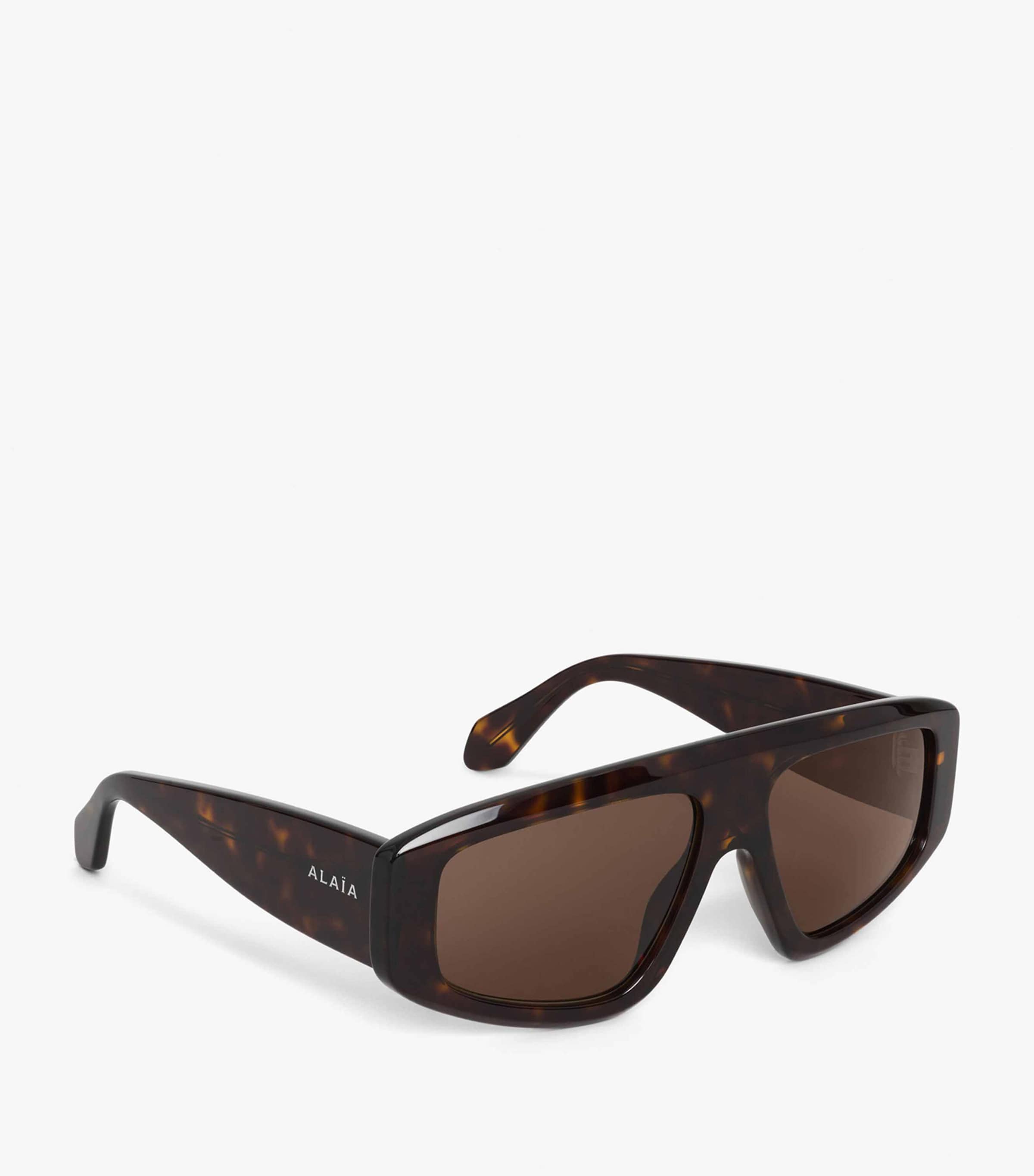 【関税&送料込】Alaia Aviator Mask Sunglasses In Acetate Alaïa Acetate Aviator Mask Sunglasses | Harrods US