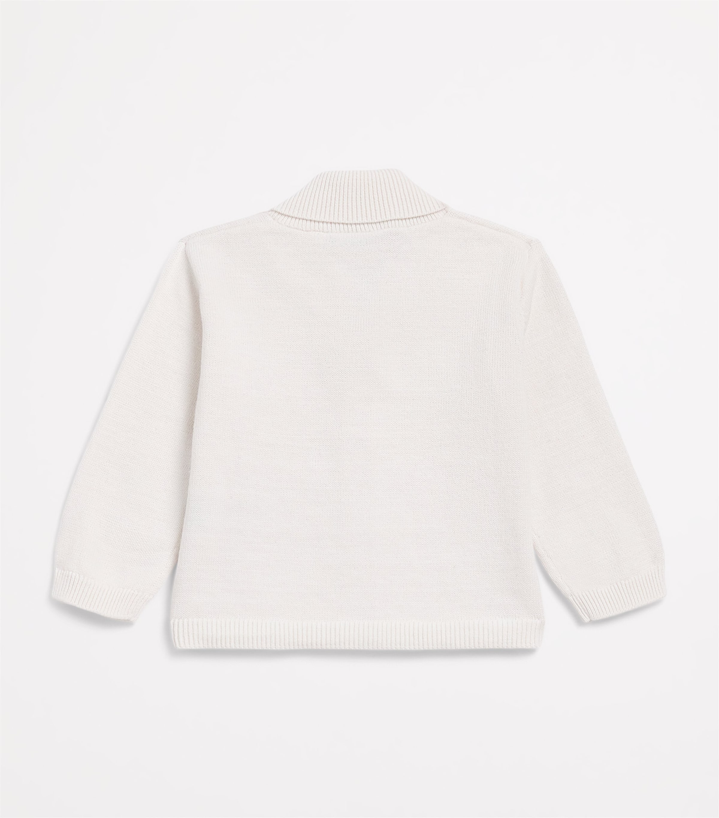 Tartine et Chocolat Cotton Shawl Cardigan (3 Months-4 Years) Blanc Image 2
