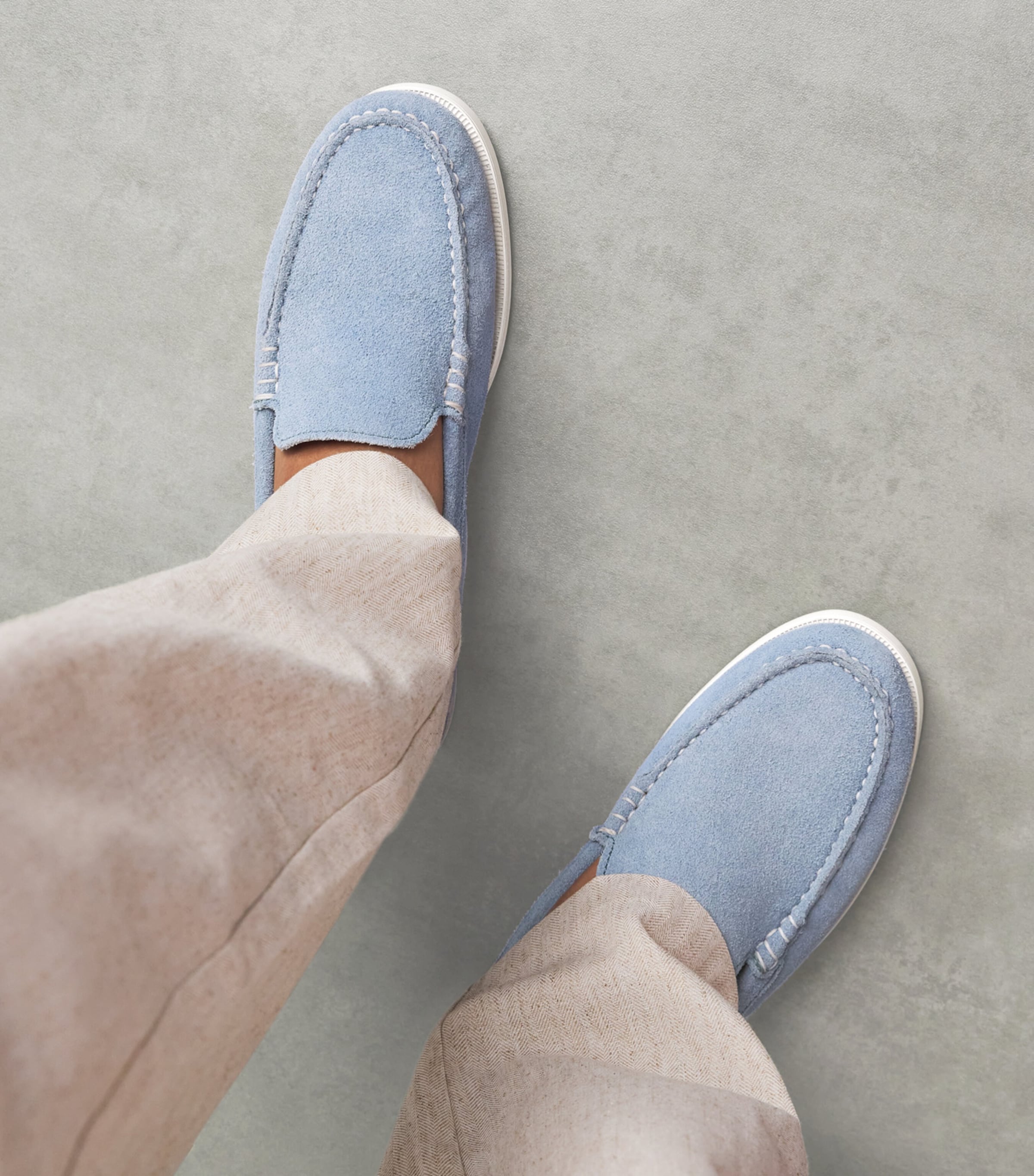 Polo Ralph Lauren Suede Merton Loafers Channel Blue Image 4