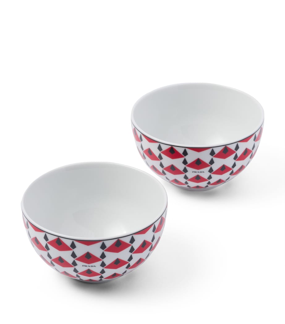 Set of 2 Vienna Cereal Bowls (12cm) F0E5X Image 1
