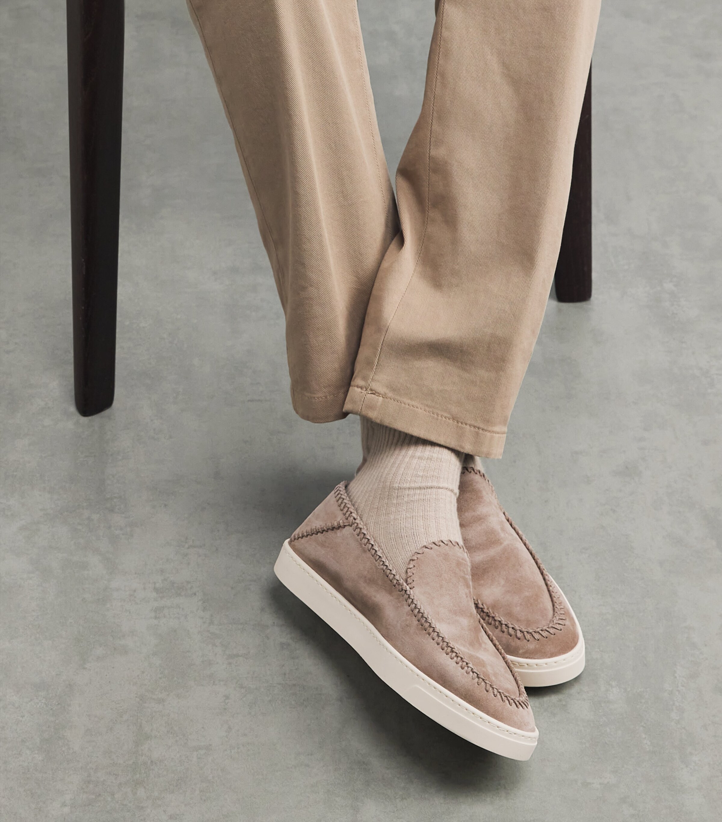 Suede Loafers A645 Image 7