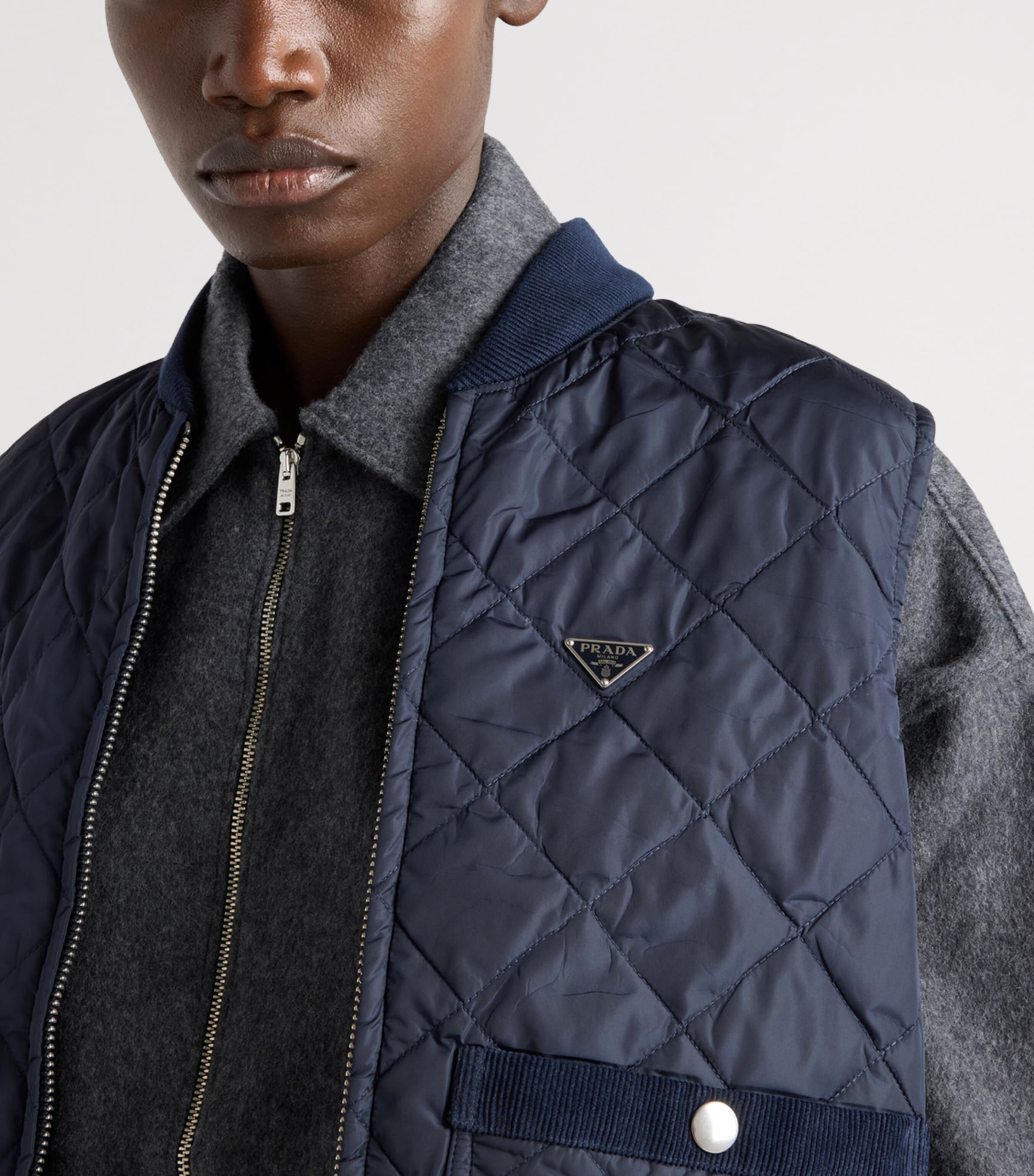 Re-Nylon Quilted Gilet F0AIN Image 3