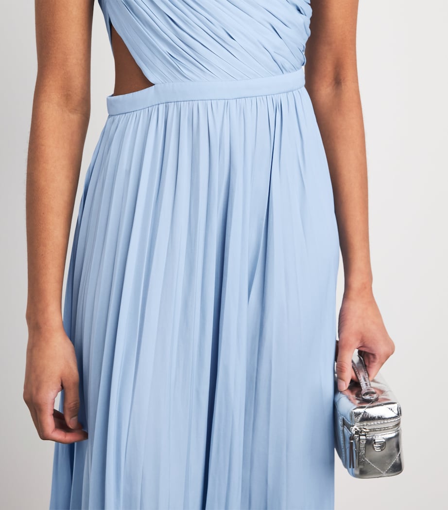 Maje Blue One-Shoulder Maxi Dress | Harrods US Maje Blue One-Shoulder Maxi Dress | Harrods US