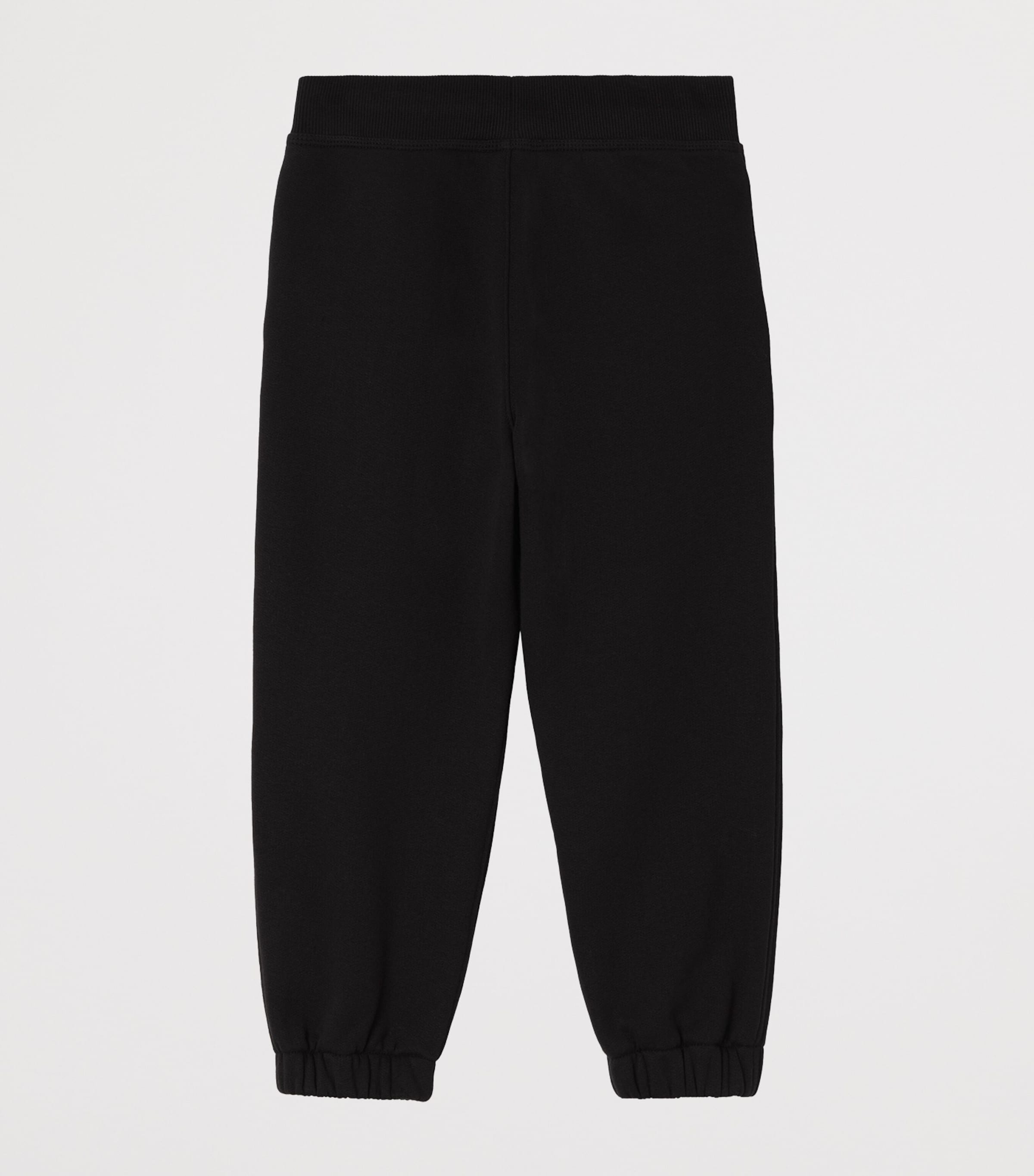 Burberry Kids Cotton Knight Stamp Sweatpants (4-12 Years) Black Image 2