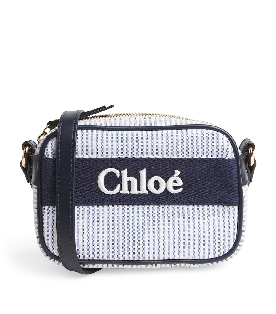 Striped Logo Cross-Body Bag 859 NAVY Image 1