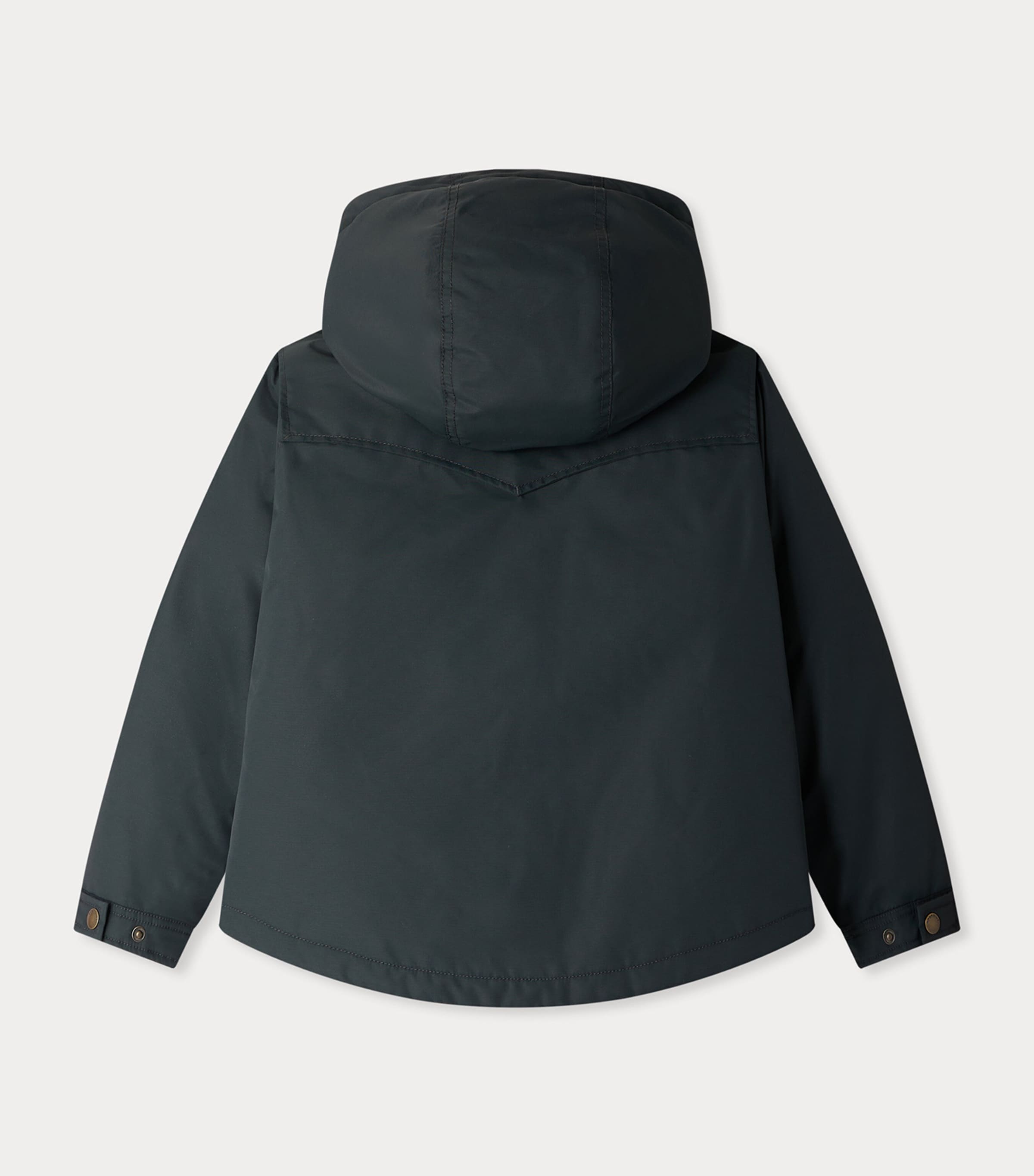 Hooded Jacket (4-8 Years) GRIS ARDOISE Image 2