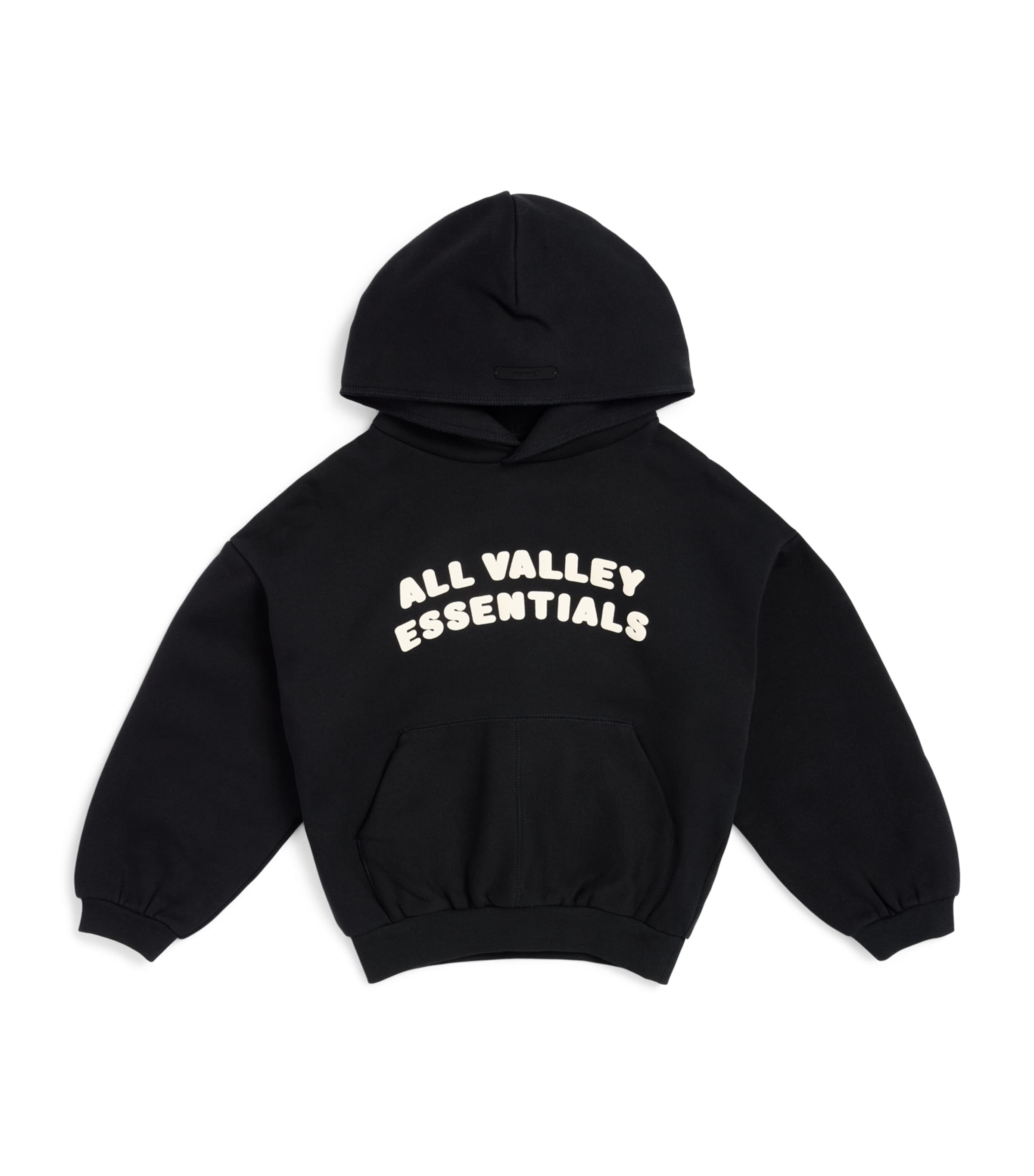 FEAR OF GOD ESSENTIALS KIDS Logo Hoodie (2-14 Years) Black Image 1