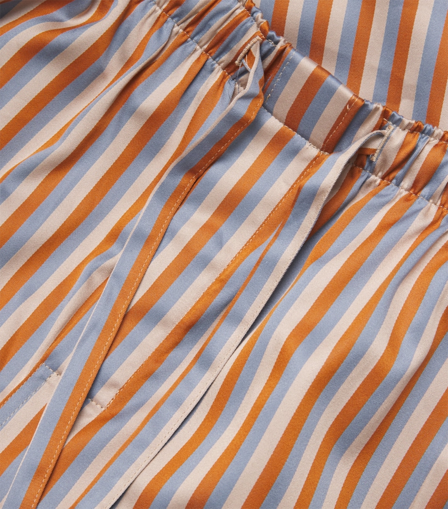 Cotton Stripe Wellington Lounge Trousers 060MUL Image 5