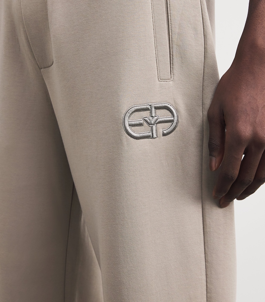 Cotton-Blend Logo Sweatpants 643 Image 6