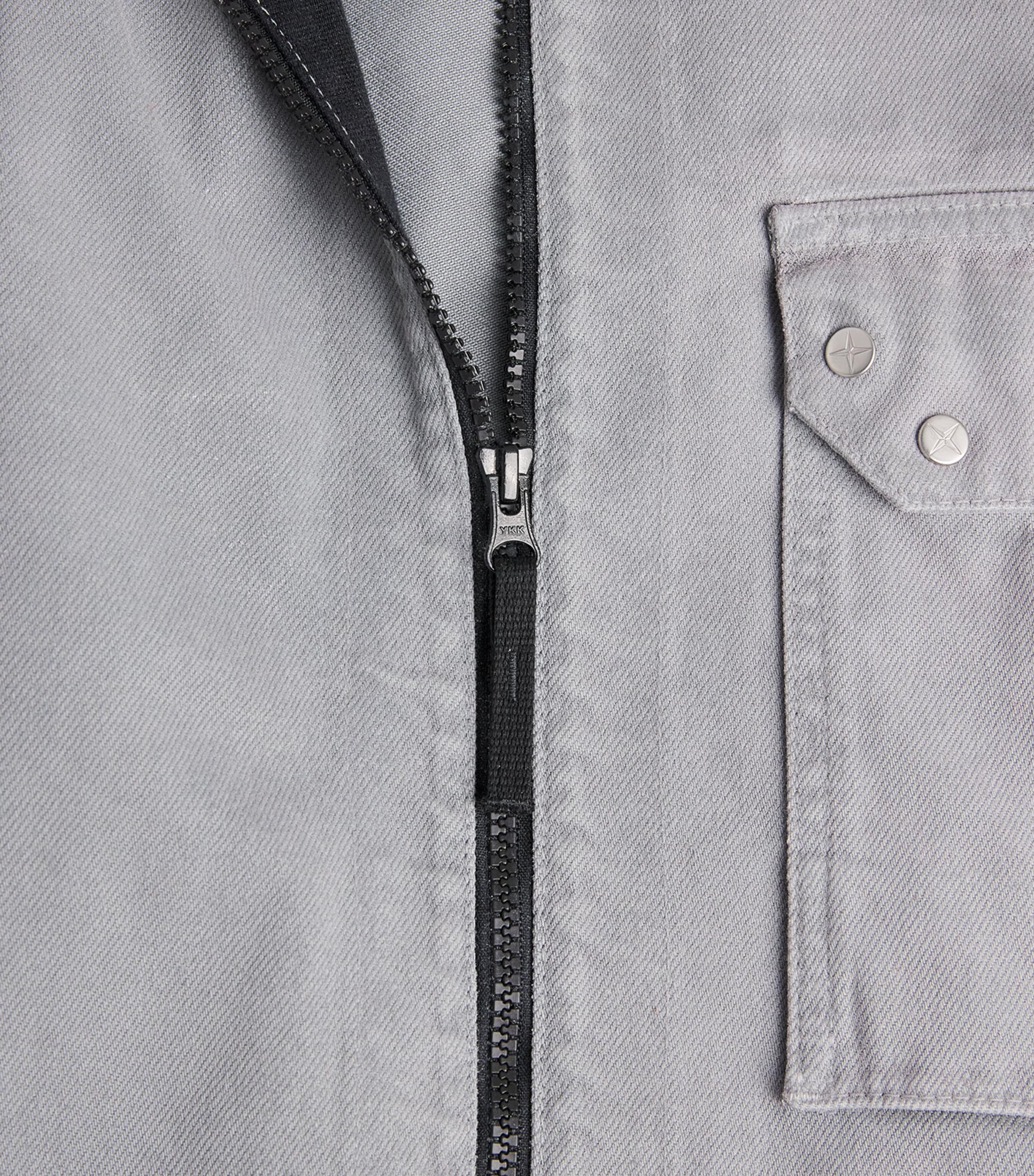 Stone Island Mens Zip-Up Overshirt Image 6