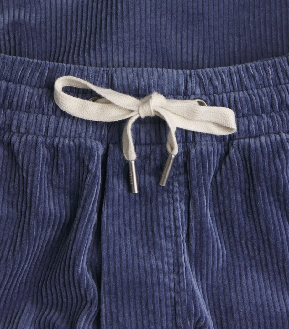 Polo Ralph Lauren Mens Cotton Corduroy Prepster Shorts Boston Navy Image 6