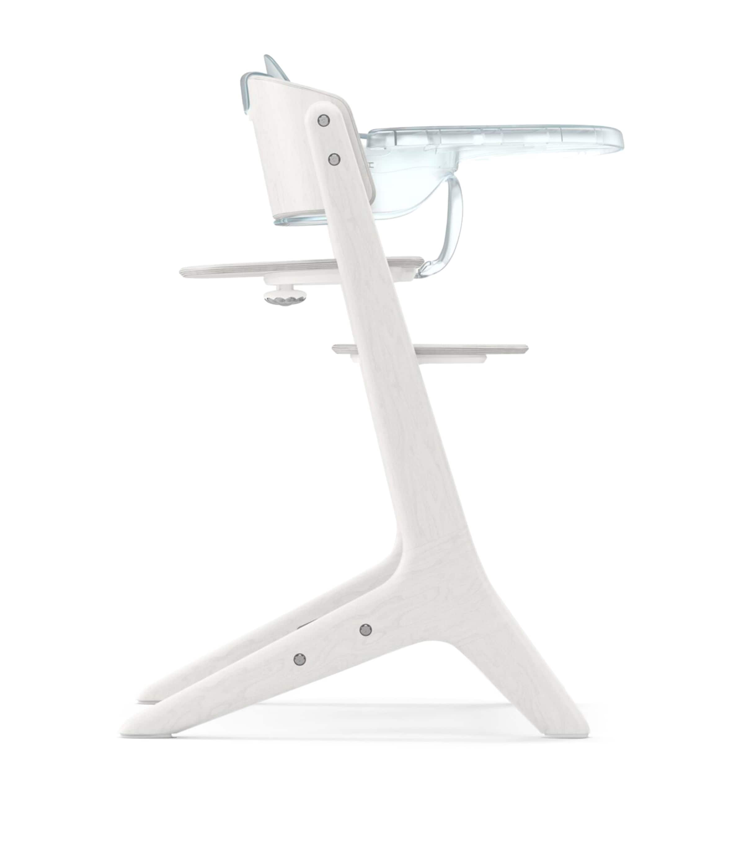 LEMO Platinum Highchair 3-In-1 Set - White Wood WHITE Image 2