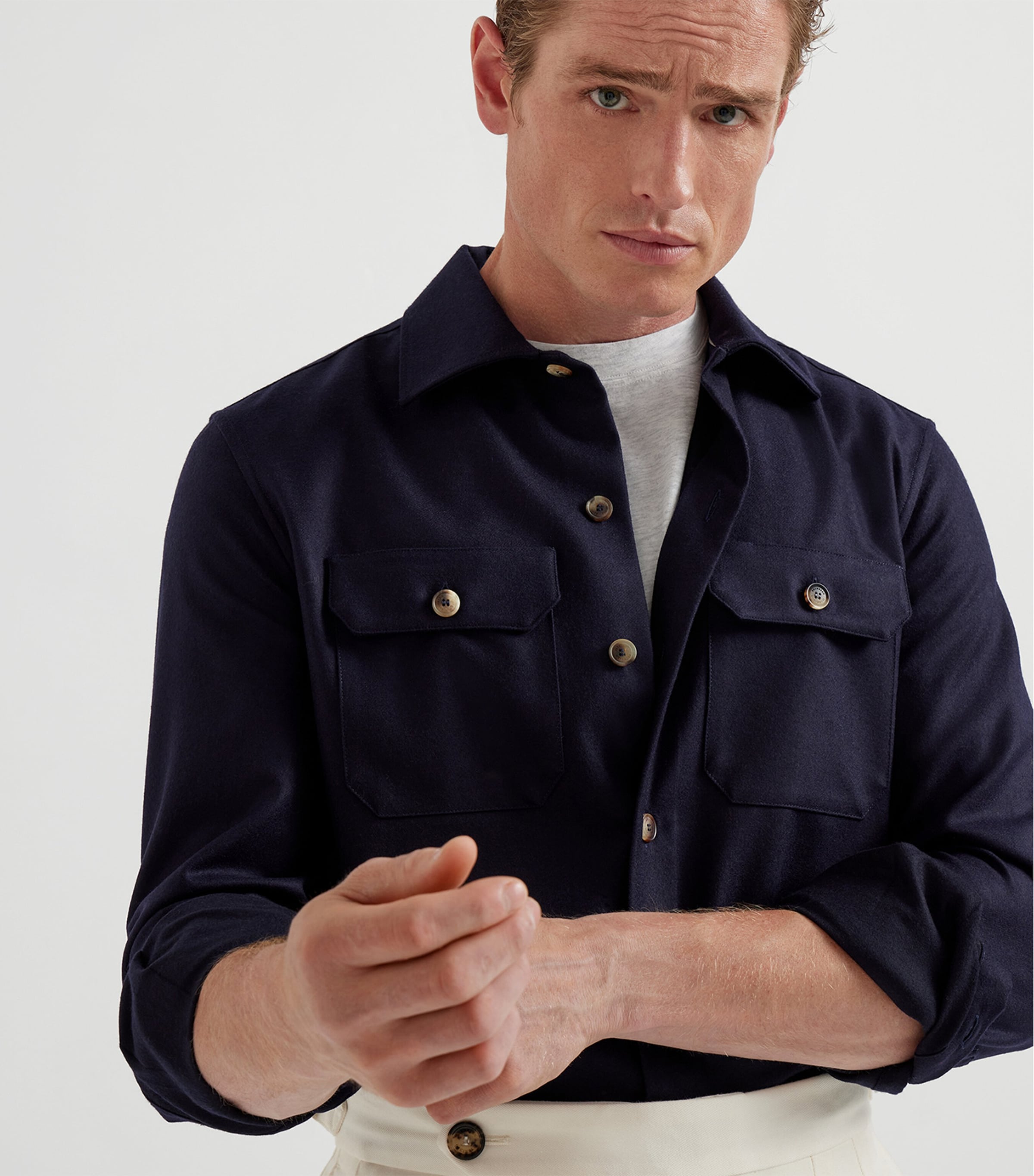 Cotton Crew-Neck T-Shirt C3657 Image 5