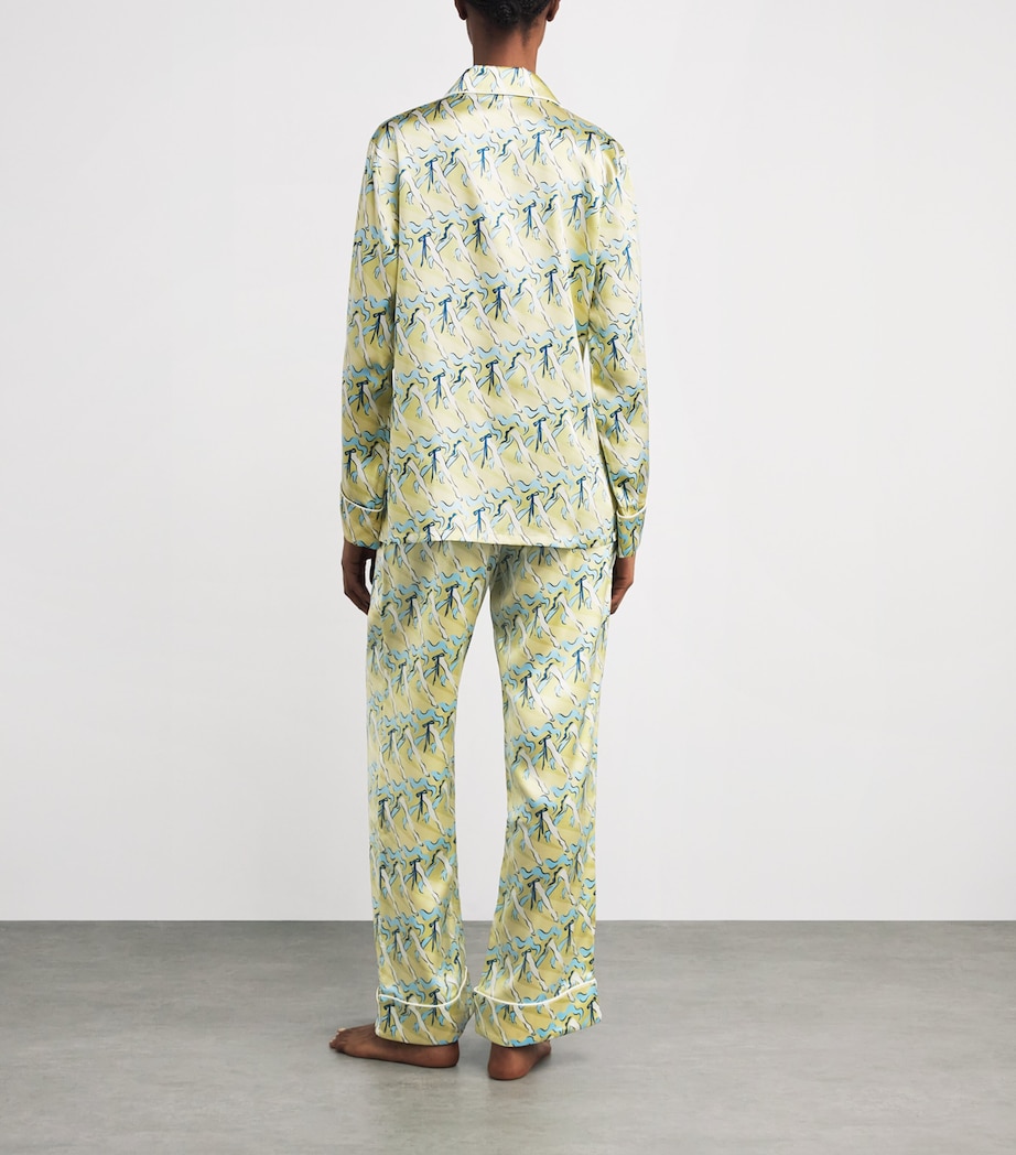 Silk Can-Can Lila Pyjama Set LOULOU Image 3