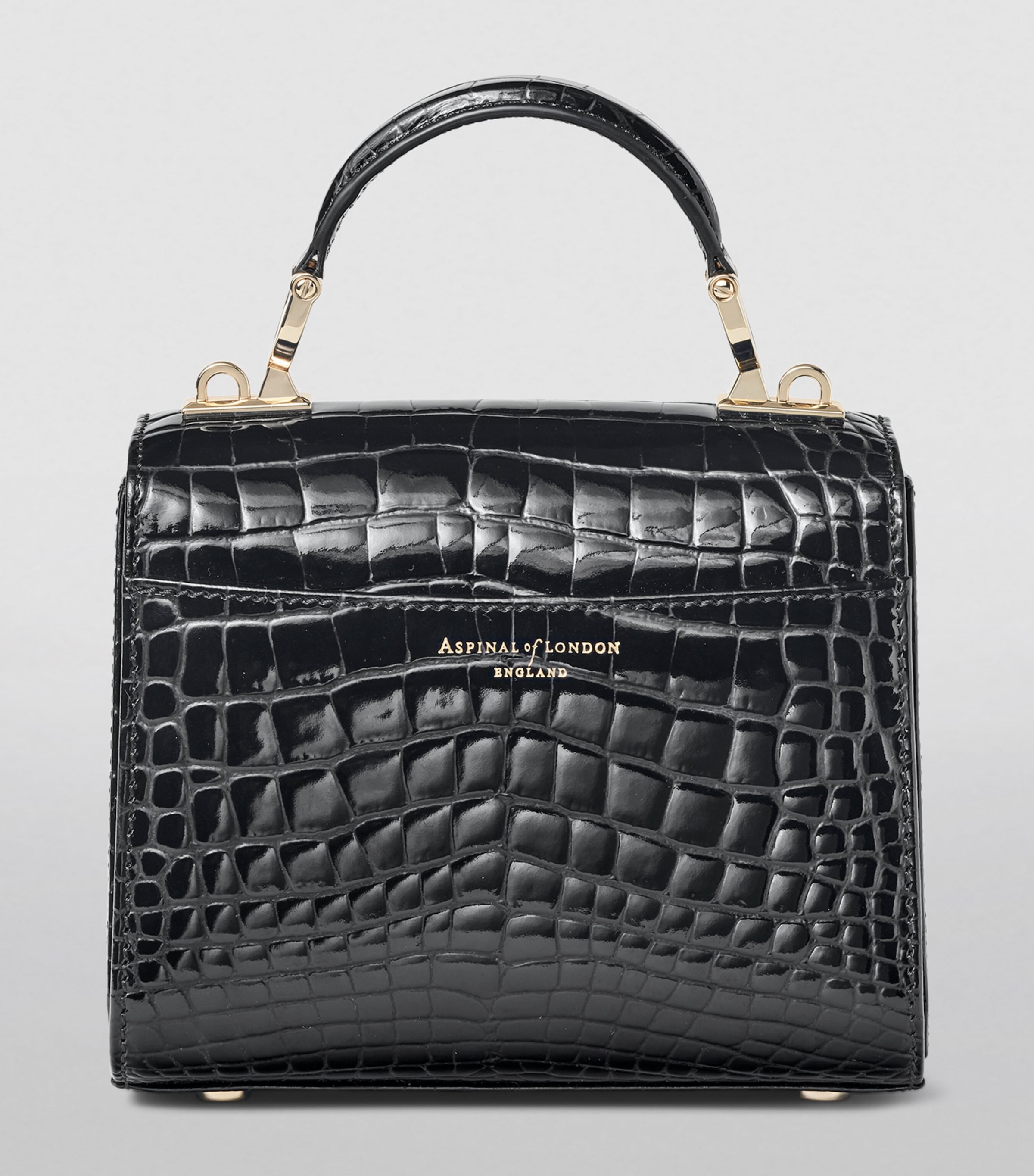 Mini Mayfair Top-Handle Bag BLACK Image 4