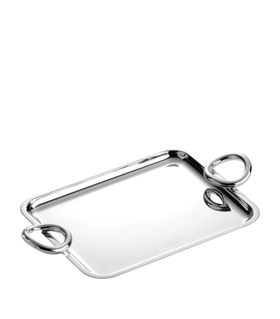 Christofle Vertigo Tray (20cm x 16cm) Silver Image 1