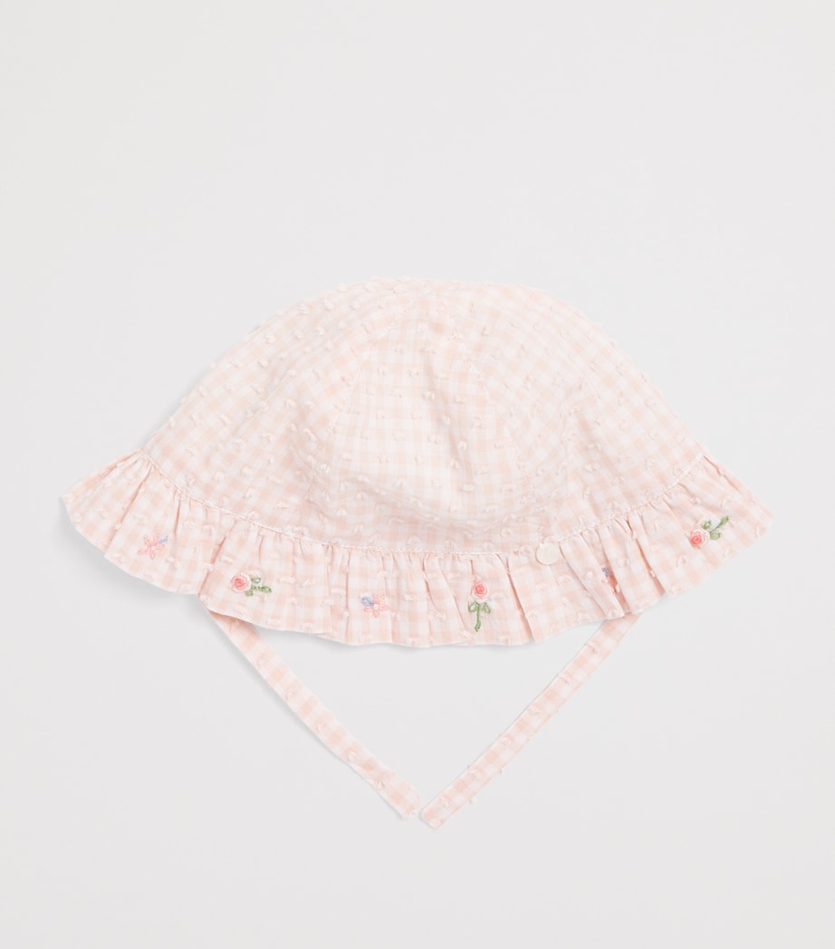 Cotton Check Hat 30ROSÉE Image 2