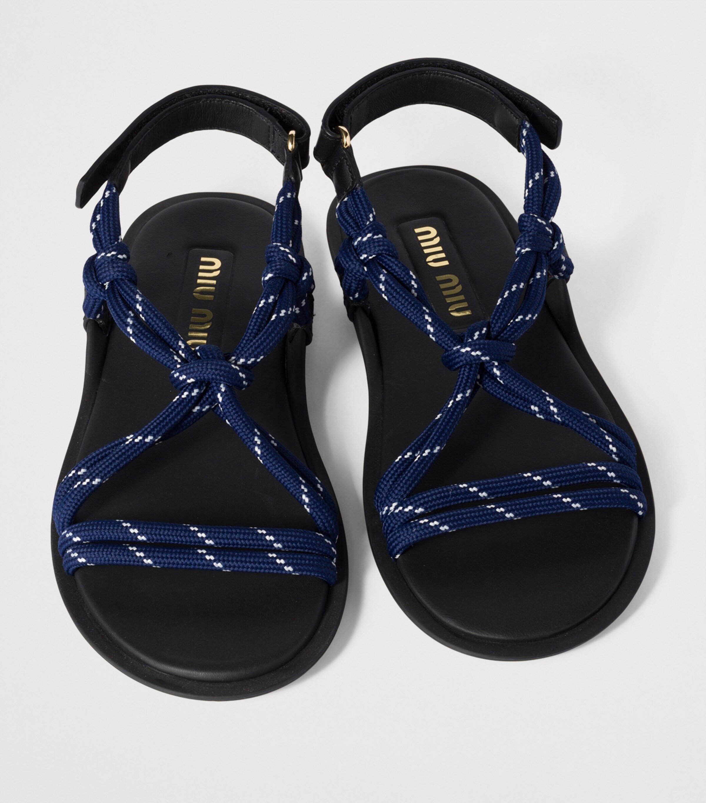 Miu Miu Cord Rivière Sandals Image 4