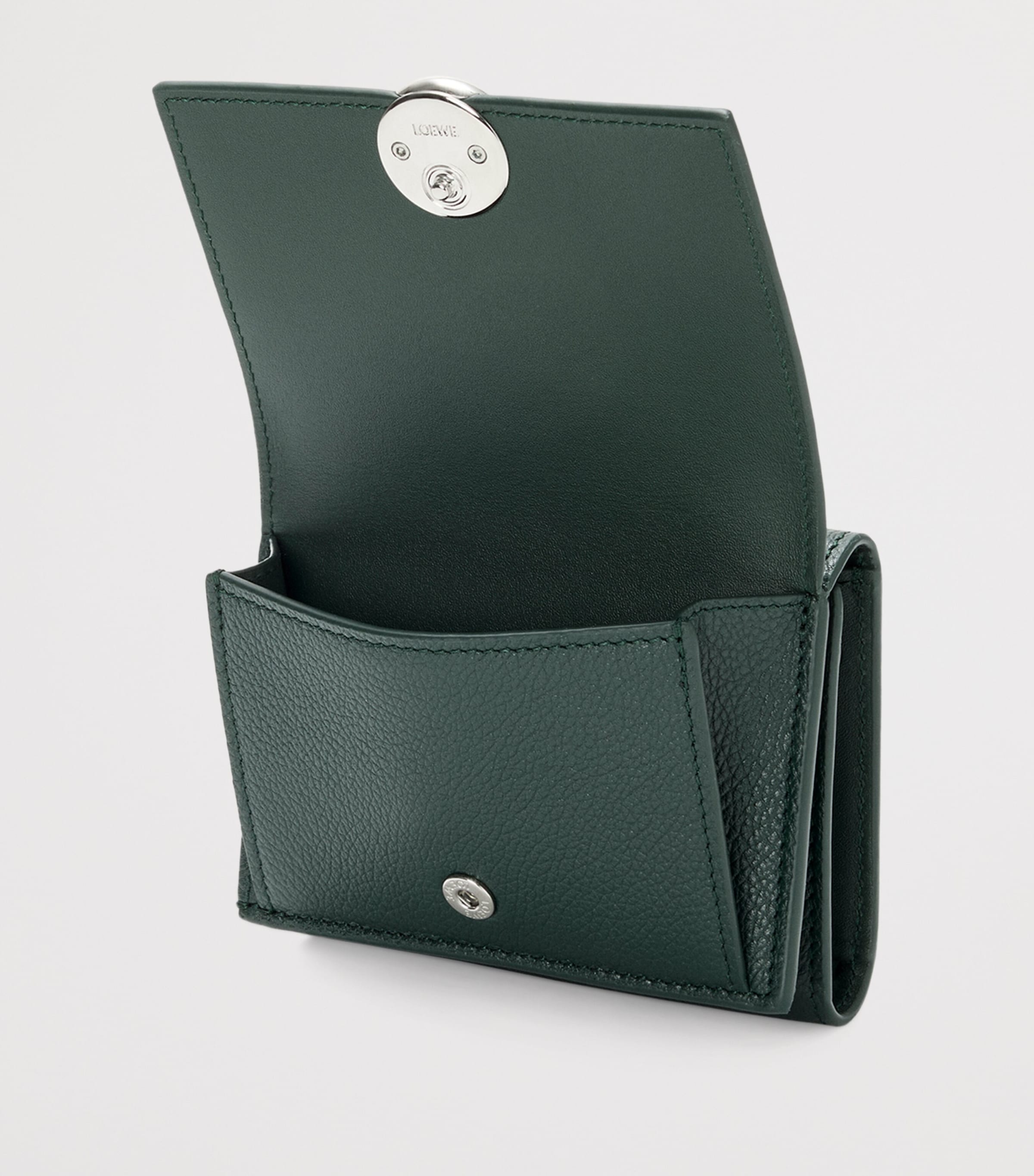 Leather Pebble Wallet SHERWOOD Image 3