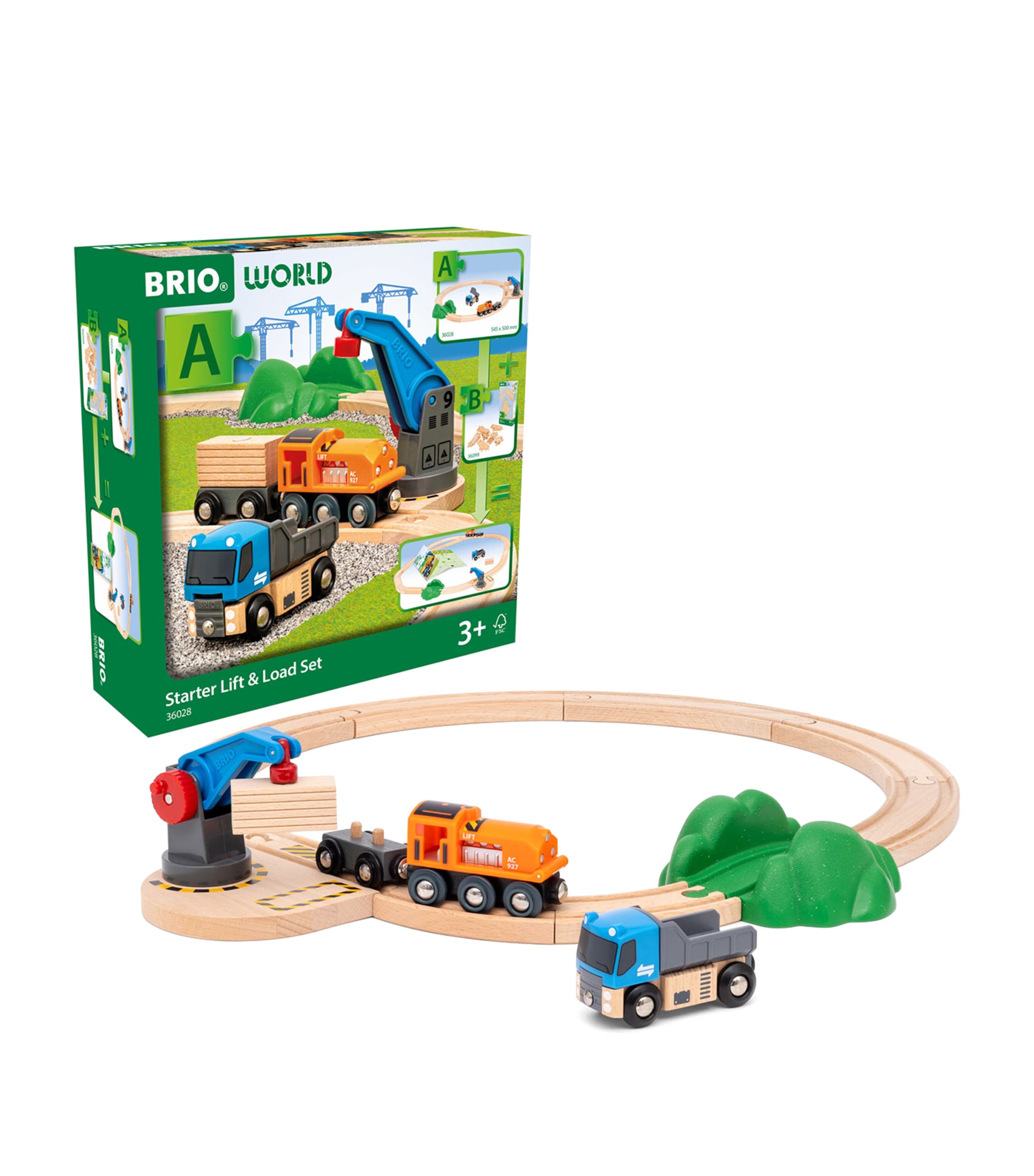 Brio Starter Lift & Load Set | Toys | Building & Construction Toys | Toy Vehicles
