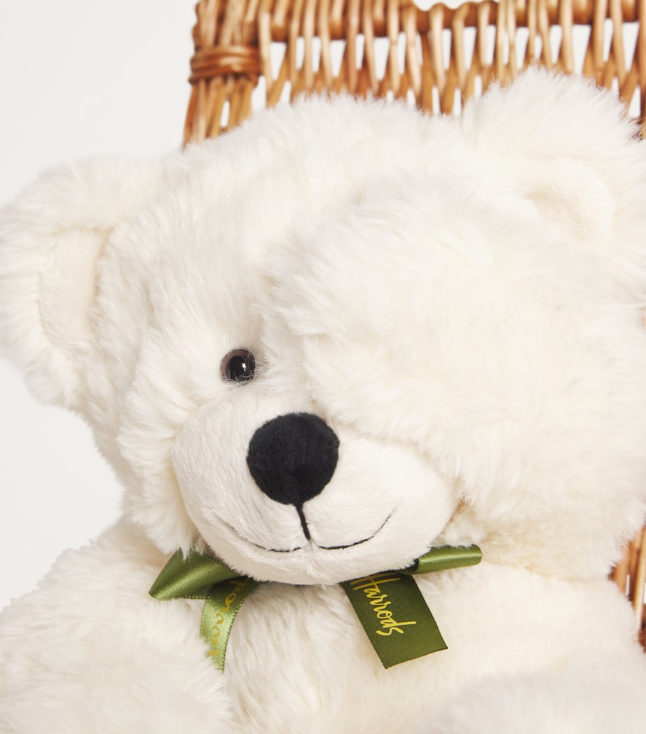 Harrods Organic Cotton Floral All-In-One and Hat Hamper Pink Image 4