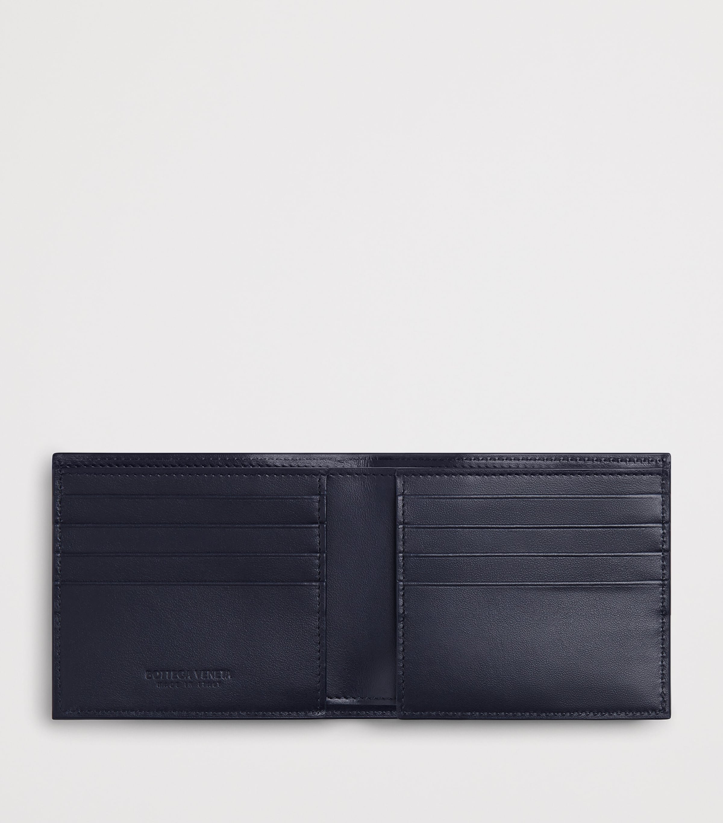 Bottega Veneta Leather Intrecciato Bifold Wallet Image 2