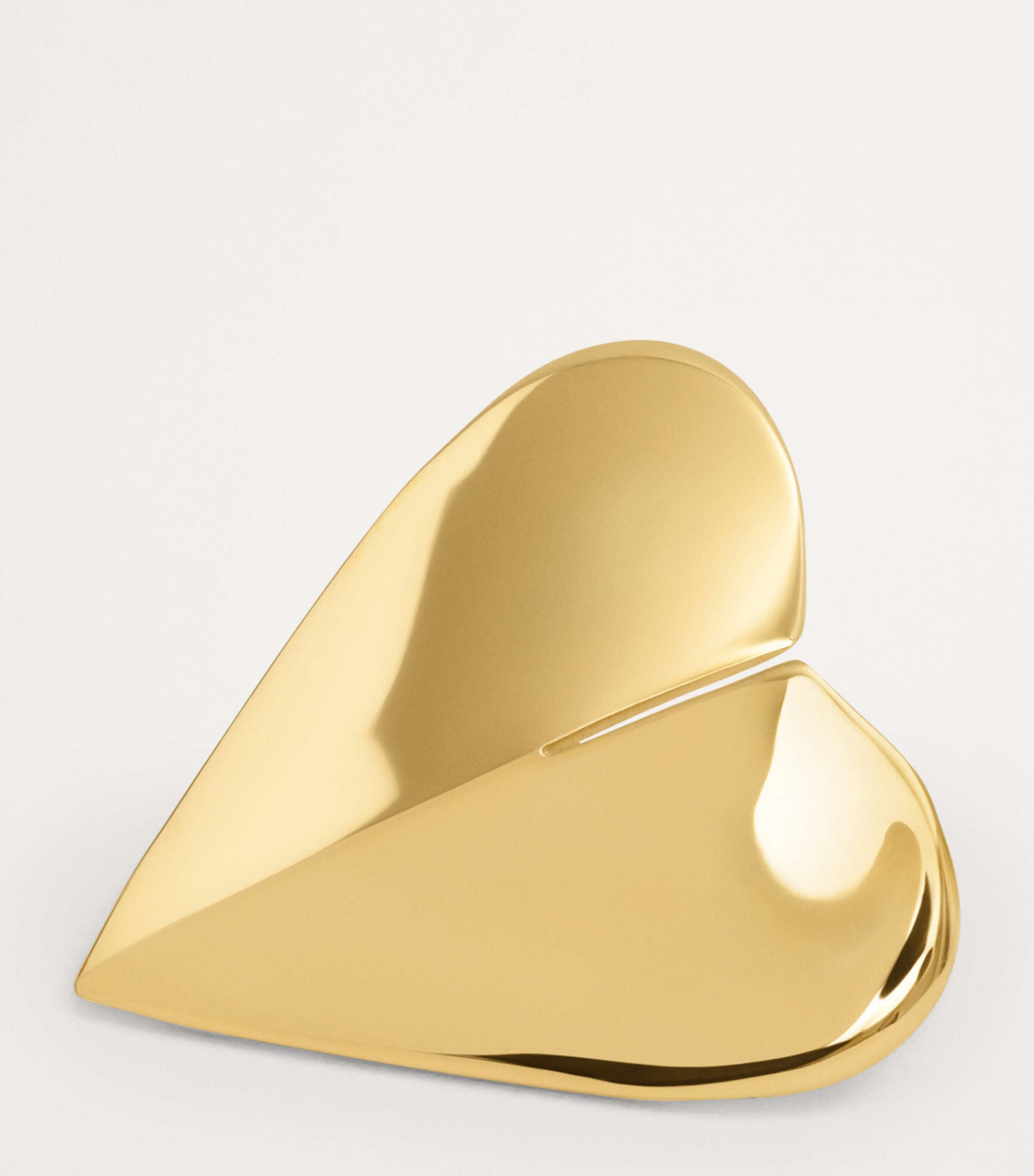 Alaïa Brass Mini Le Coeur Earrings | Harrods UK
