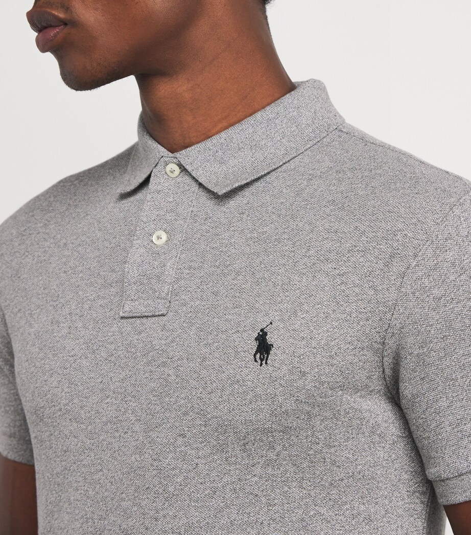 Logo Polo Shirt CANT HEATHER Image 6