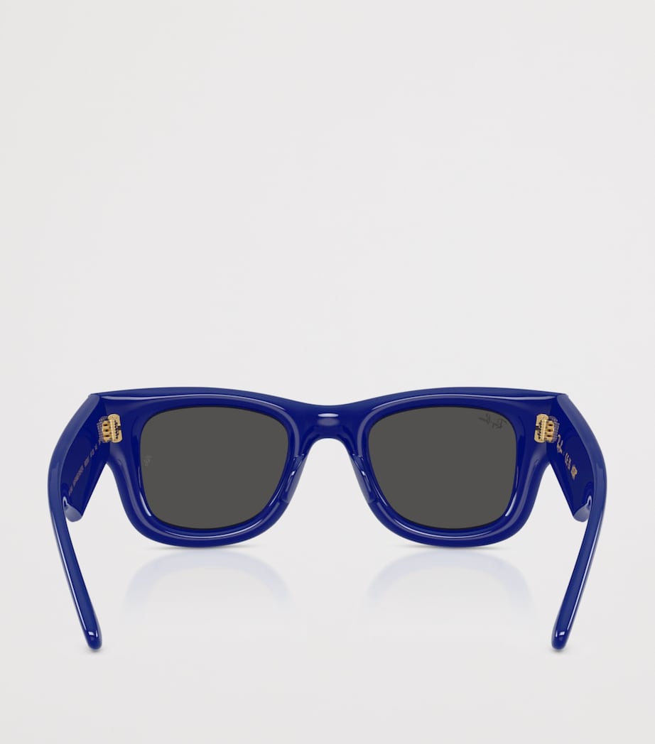 Nylon Puffer Square Wayfarer Sunglasses 683387 Image 4