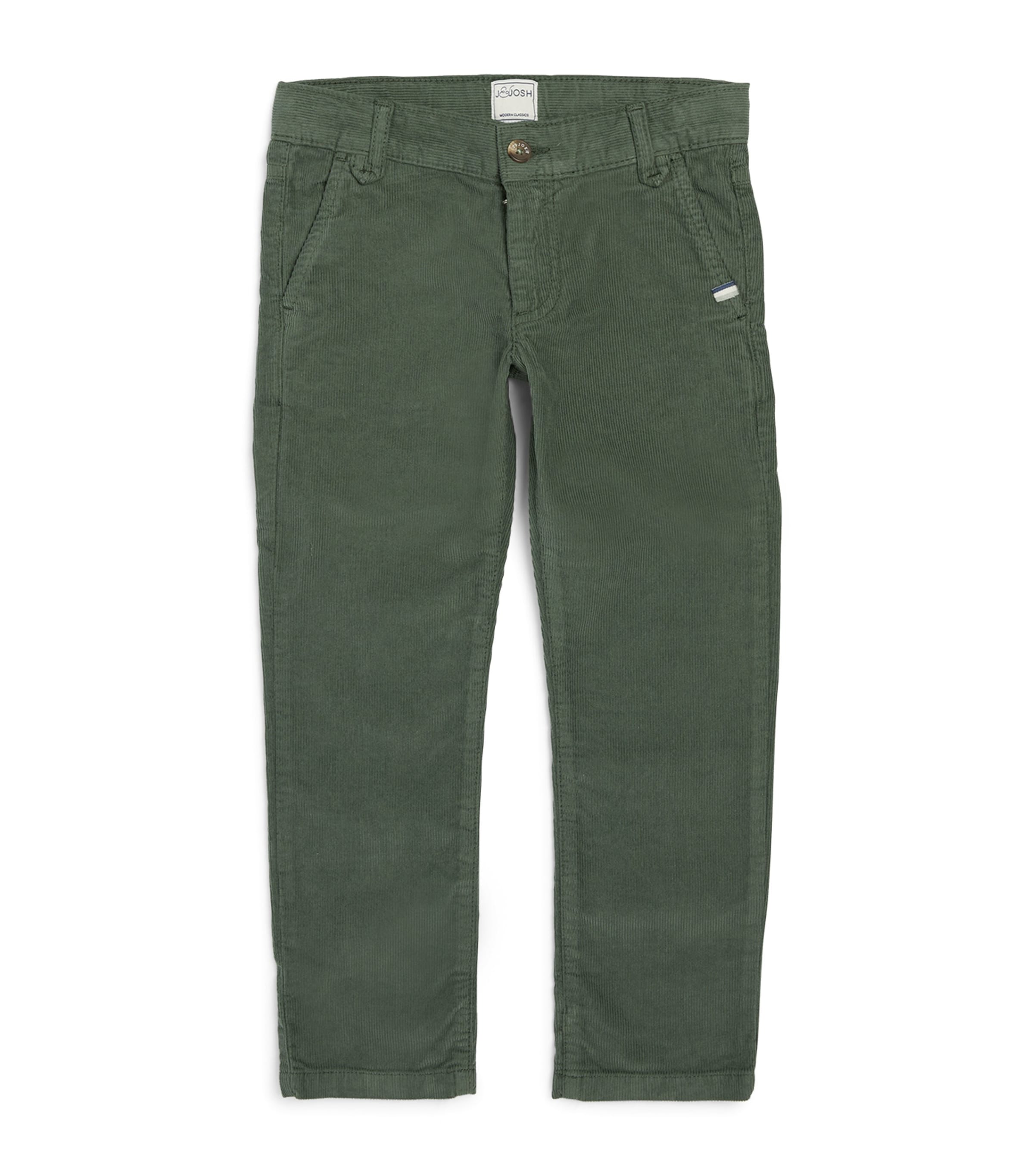 Shop J & Josh Corduroy Trousers In Green