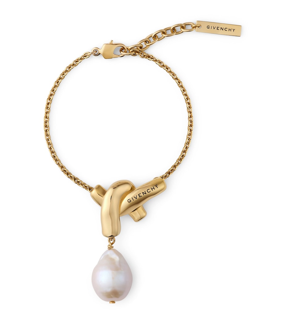Givenchy Chain Link Pearl Bracelet Image 1