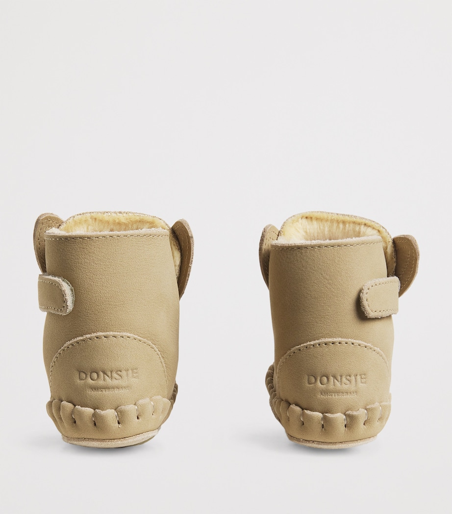 Kapi Classic Bunny Booties NL027TAUPE NUBUCK Image 3